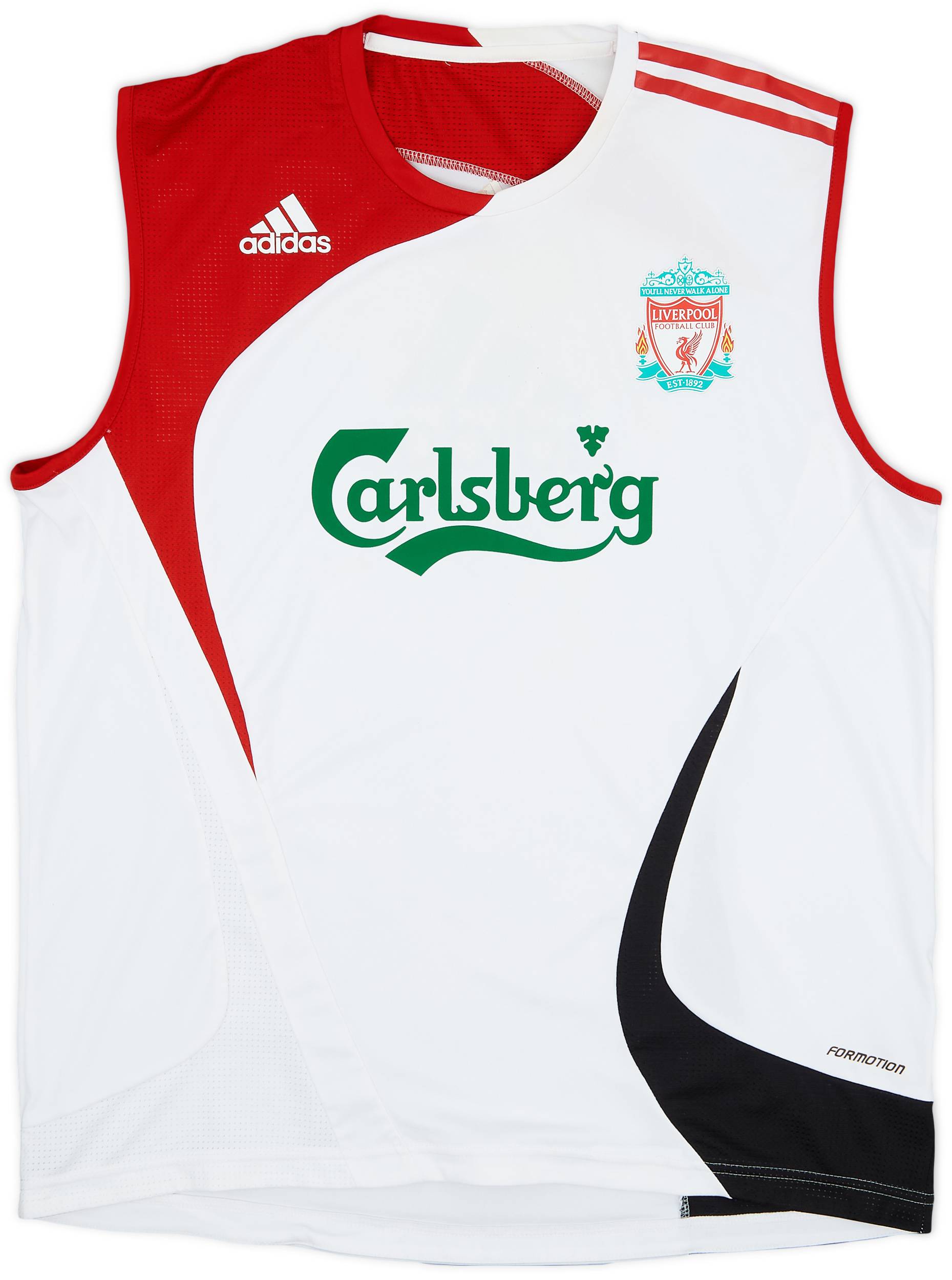 2007-08 Liverpool adidas Formotion Training Vest - 6/10 - (L)