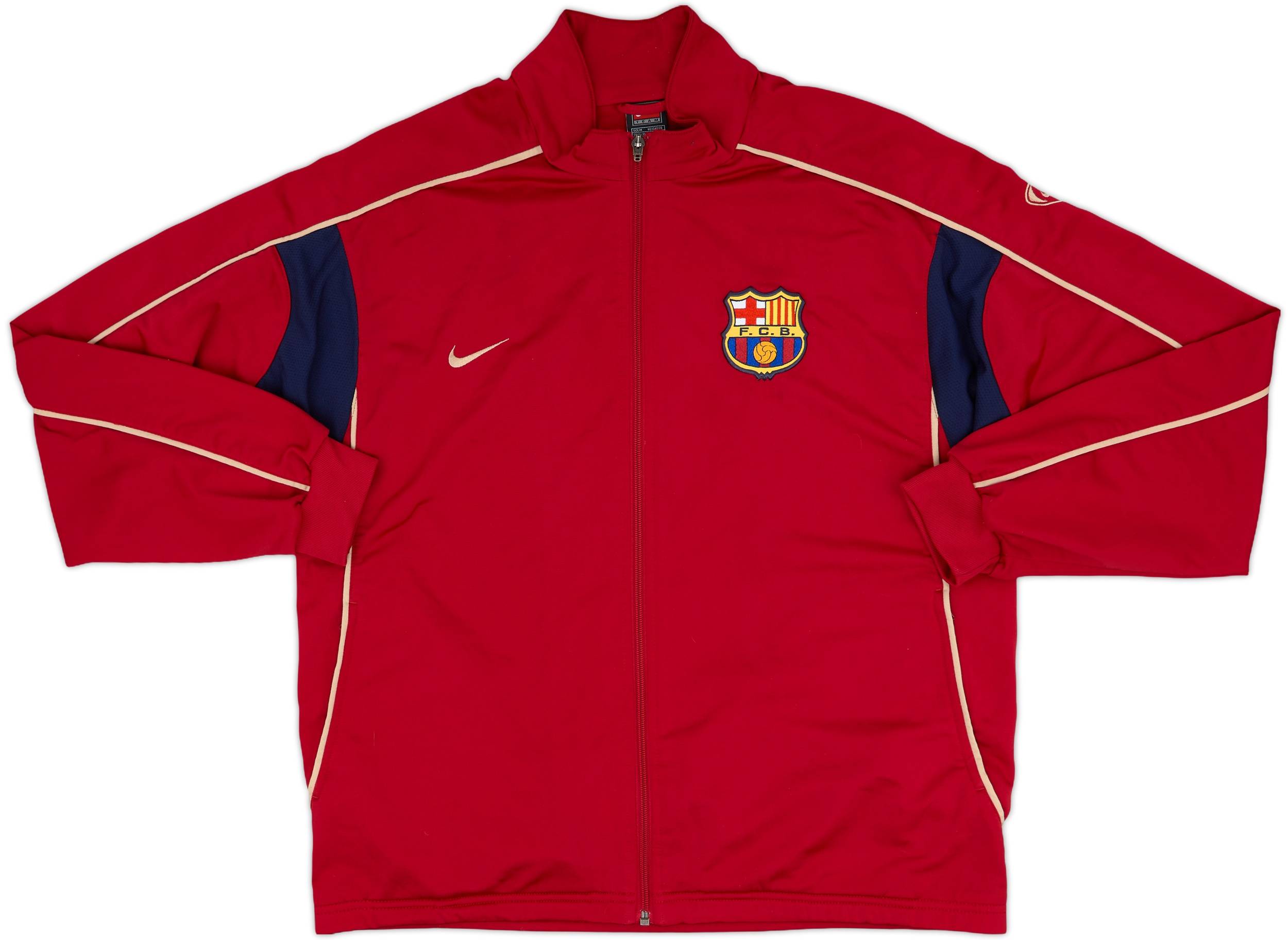 2001-02 Barcelona Nike Track Jacket - 8/10 - (M)