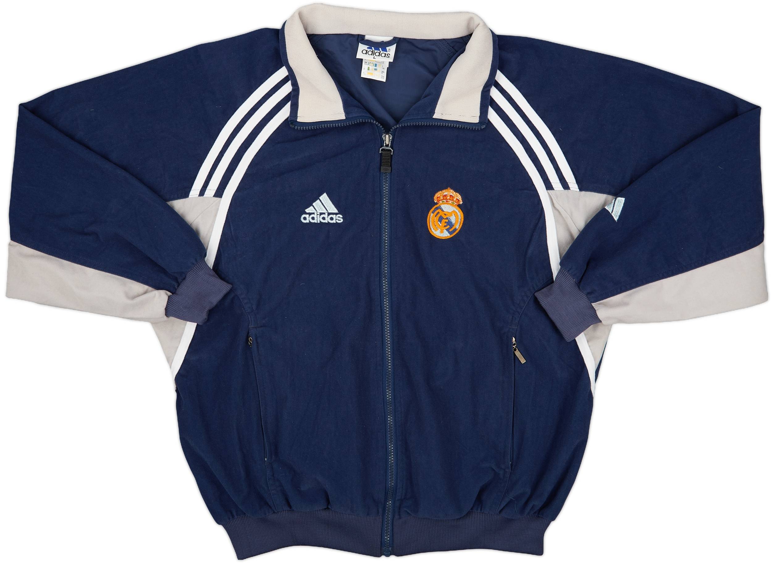2000-01 Real Madrid adidas Track Jacket - 6/10 - (L)