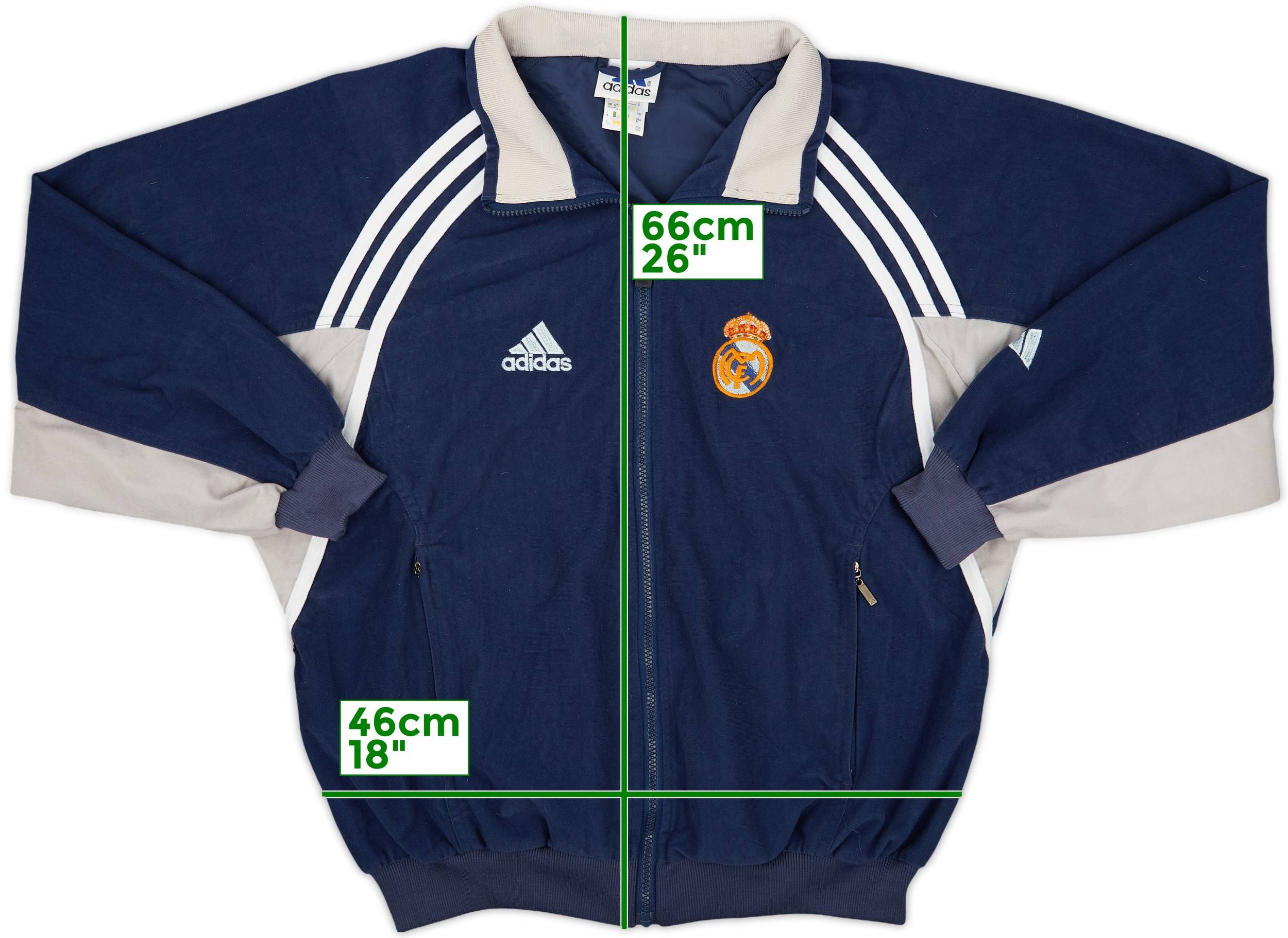 2000-01 Real Madrid adidas Track Jacket - 6/10 - (L)