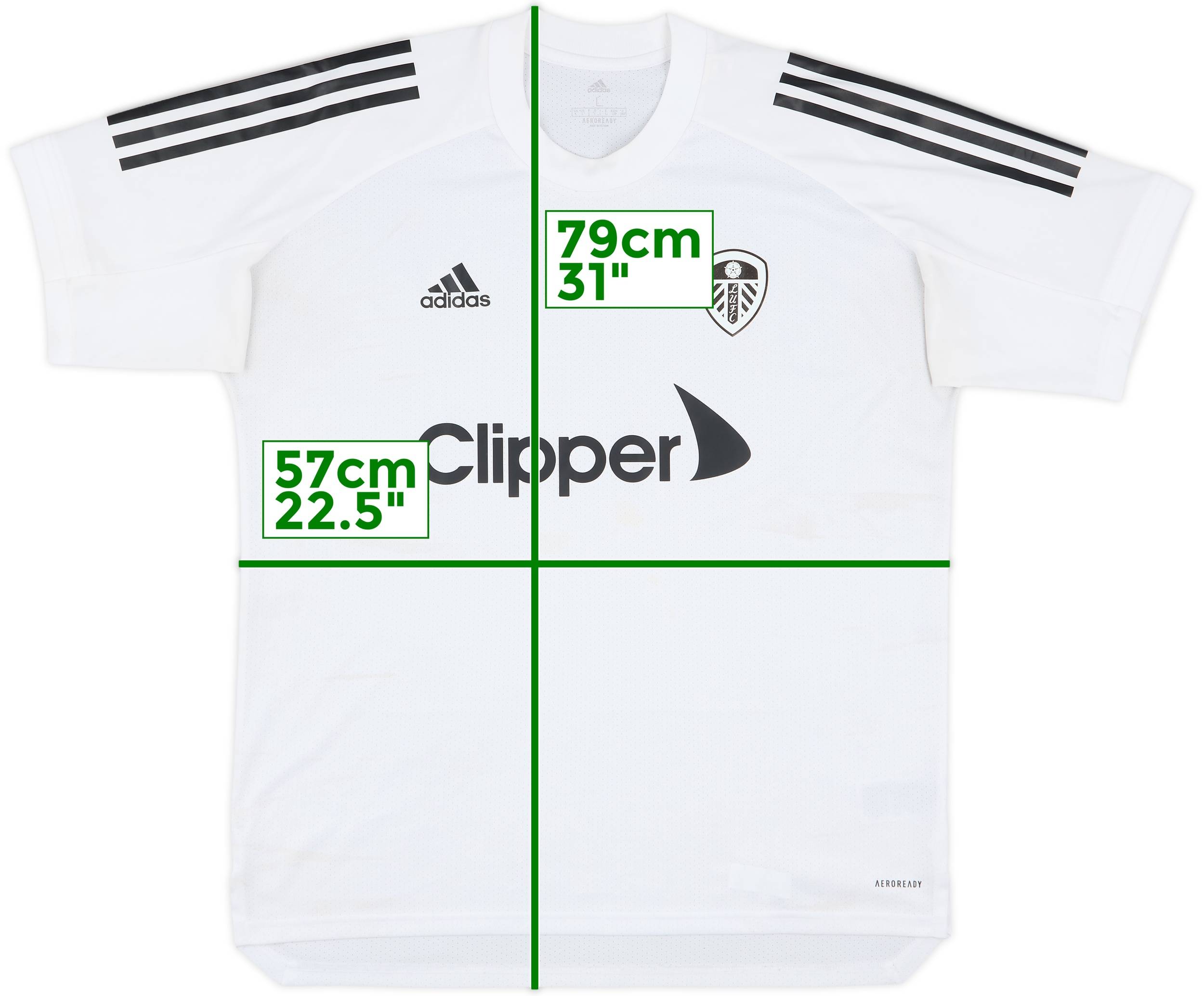 2020-21 Leeds United adidas Training Shirt - 5/10 - (L)