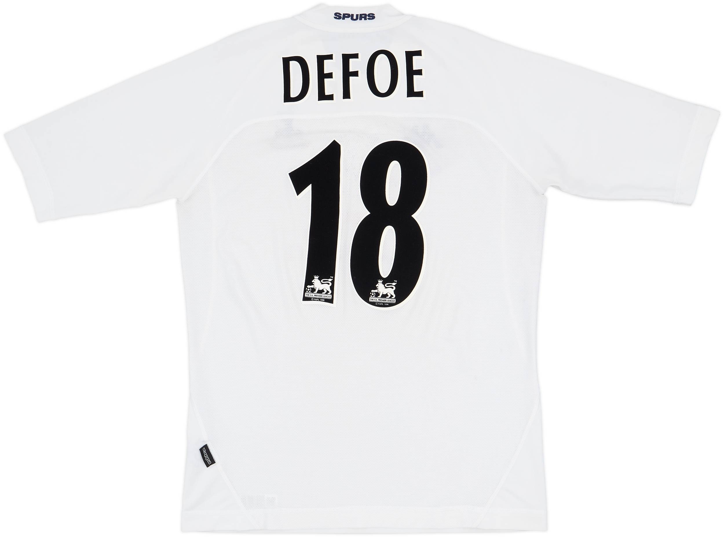 2004-05 Tottenham Home Shirt Defoe #18 - 7/10 - (XL)