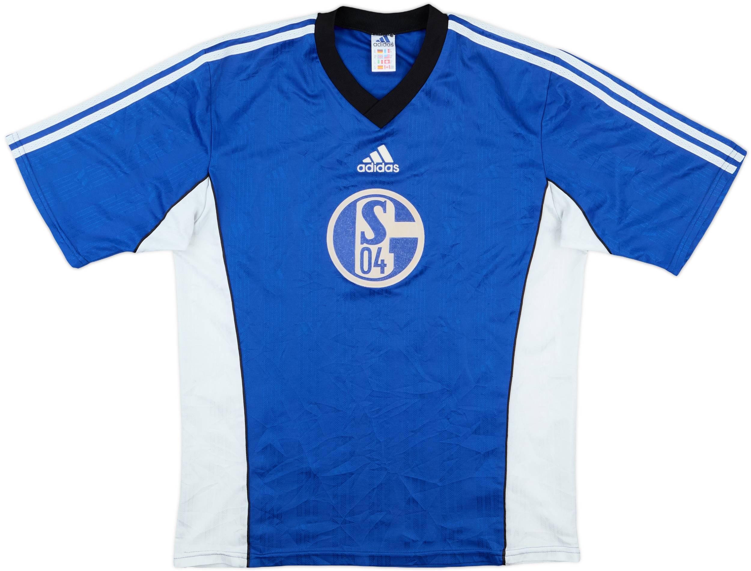 1999-00 Schalke adidas Training Shirt - 7/10 - (M)