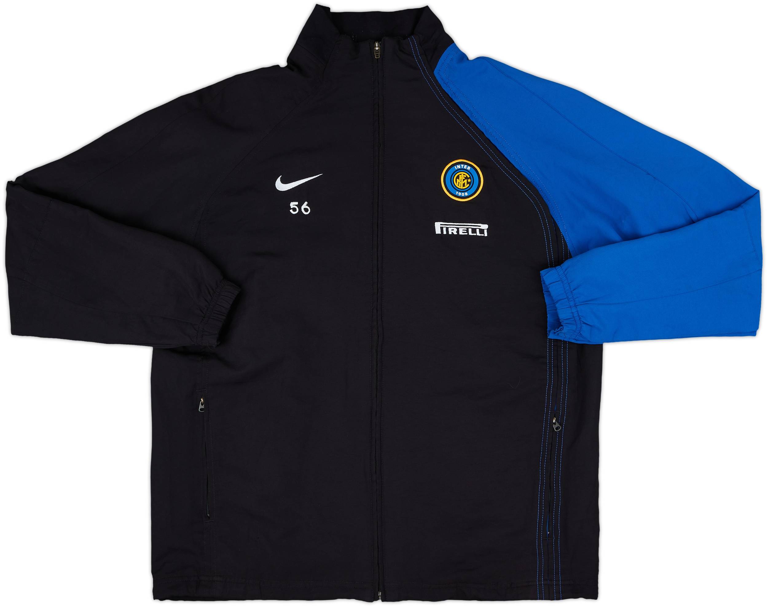 2004-05 Inter Milan Player Issue Nike Track Jacket #56 - 6