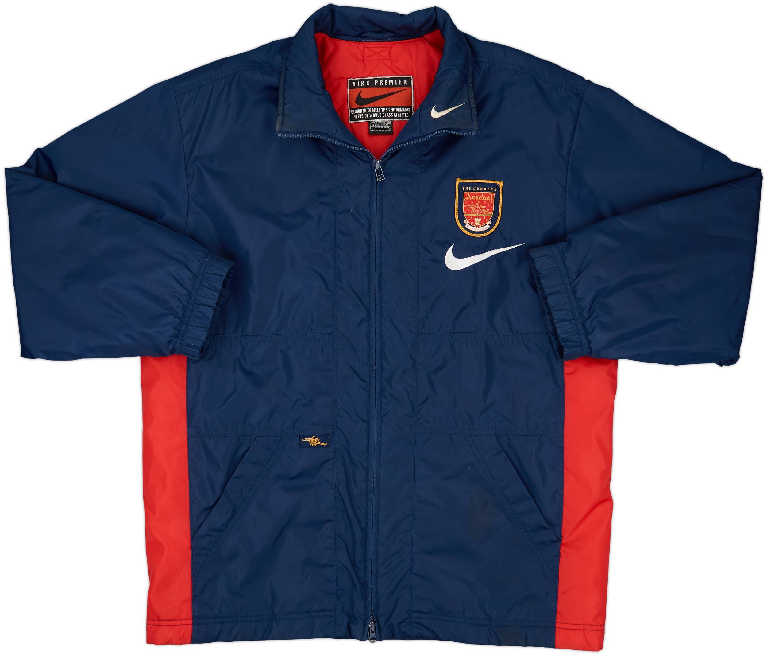 1996-98 Arsenal Nike Padded Bench Coat - 6/10 - (M)