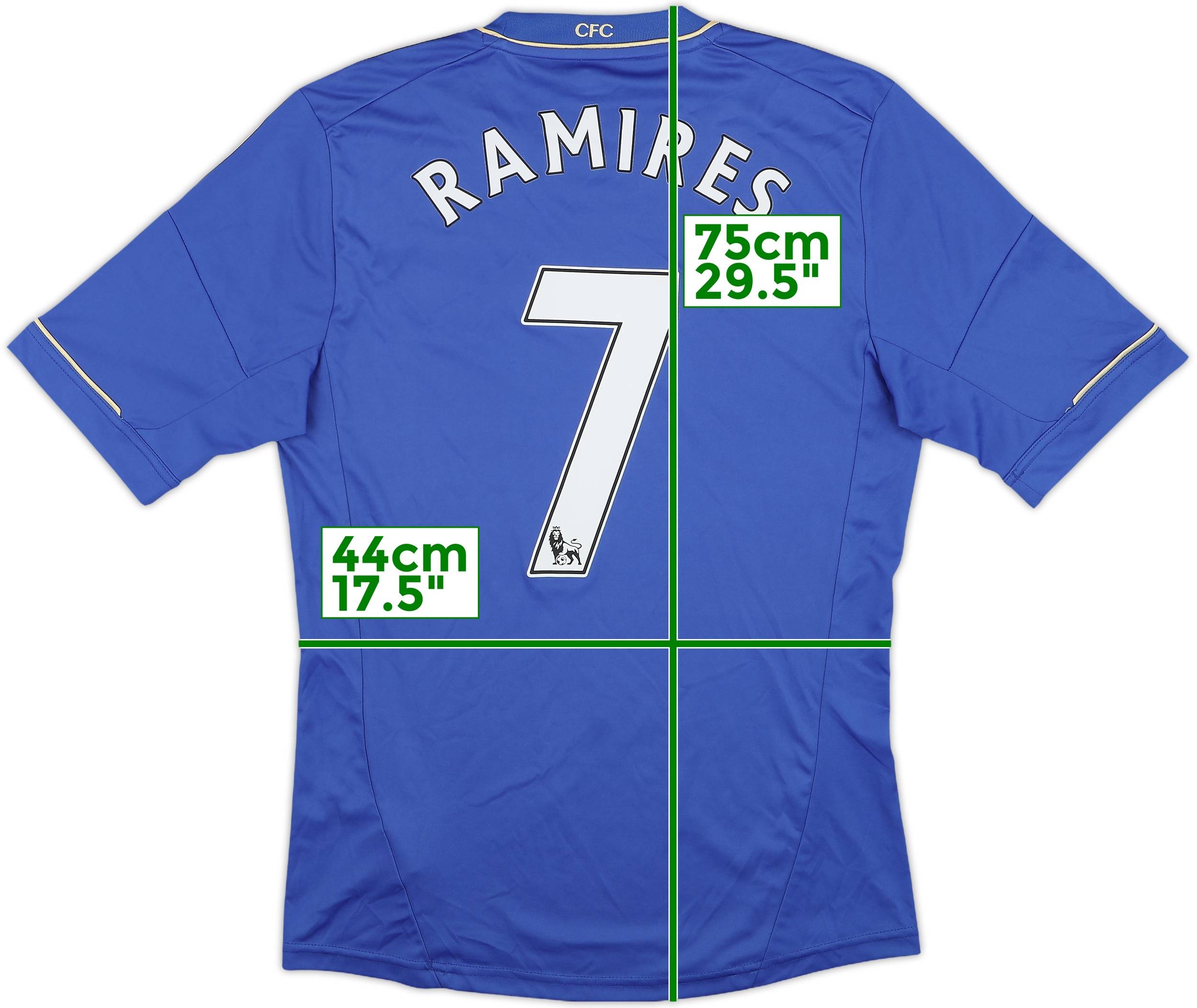 ウェア Chelsea 2012 2013 HOME 2012-13 Chelsea Home L/S Shirt Hazard #17 (3XL)