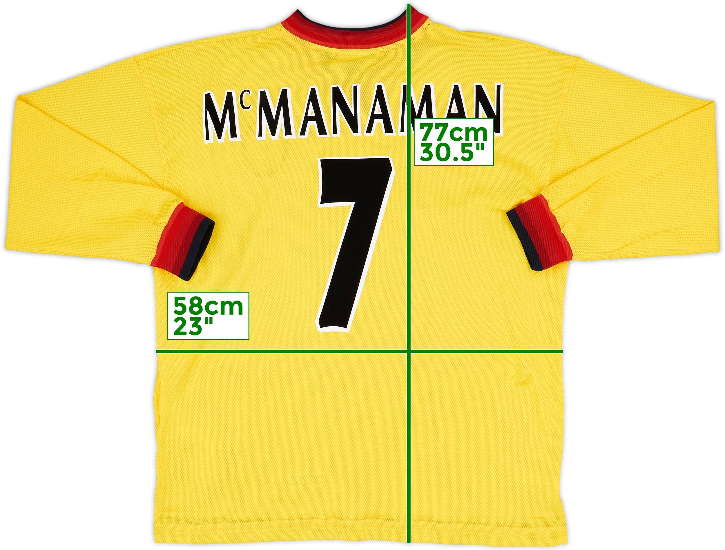 1996/97 リバプール Liverpool FC #7 マクマナマン 1996/97 リバプール Liverpool FC #7 マクマナマン