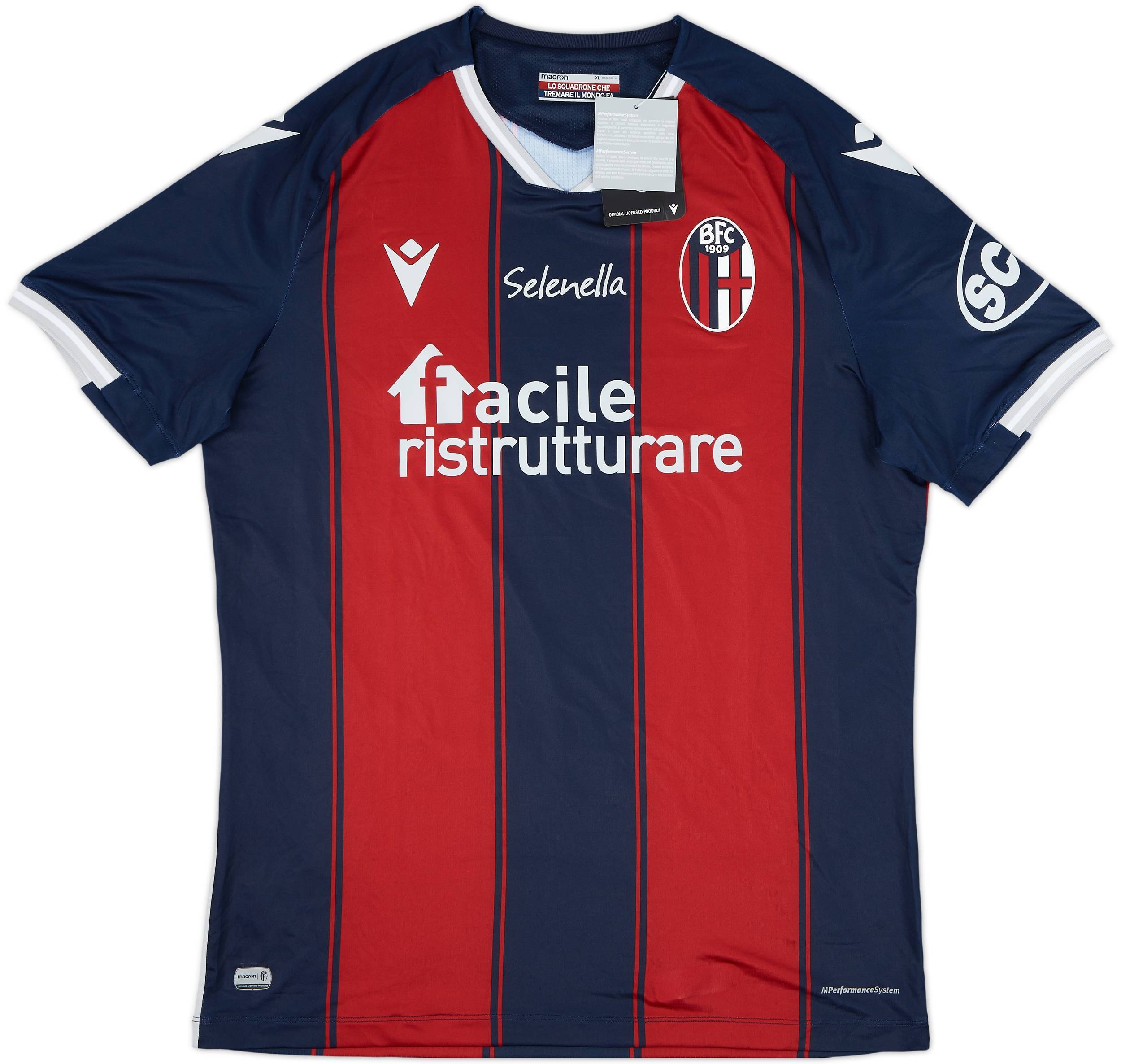 2020-21 Bologna Home Shirt (XL)