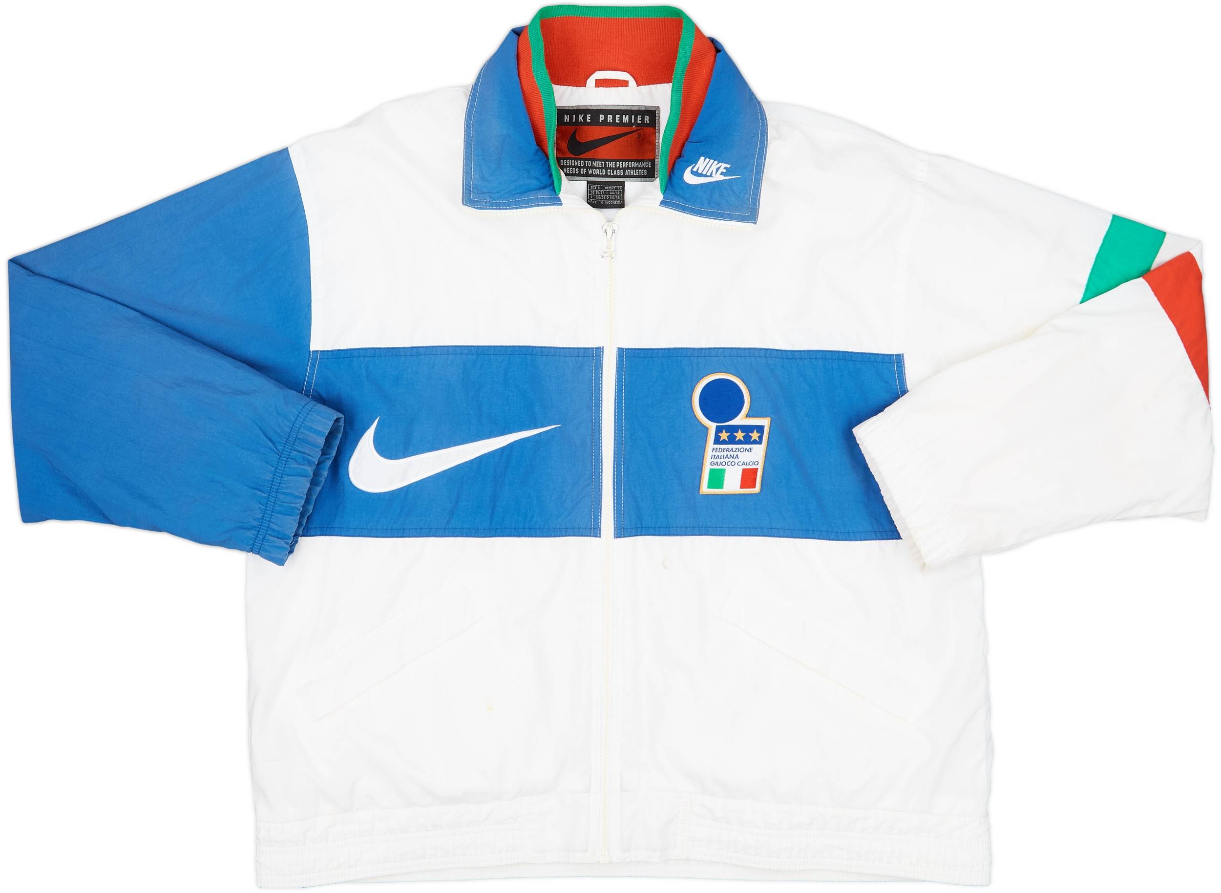 1996-97 Italy Nike Track Jacket - 4/10 - (S)