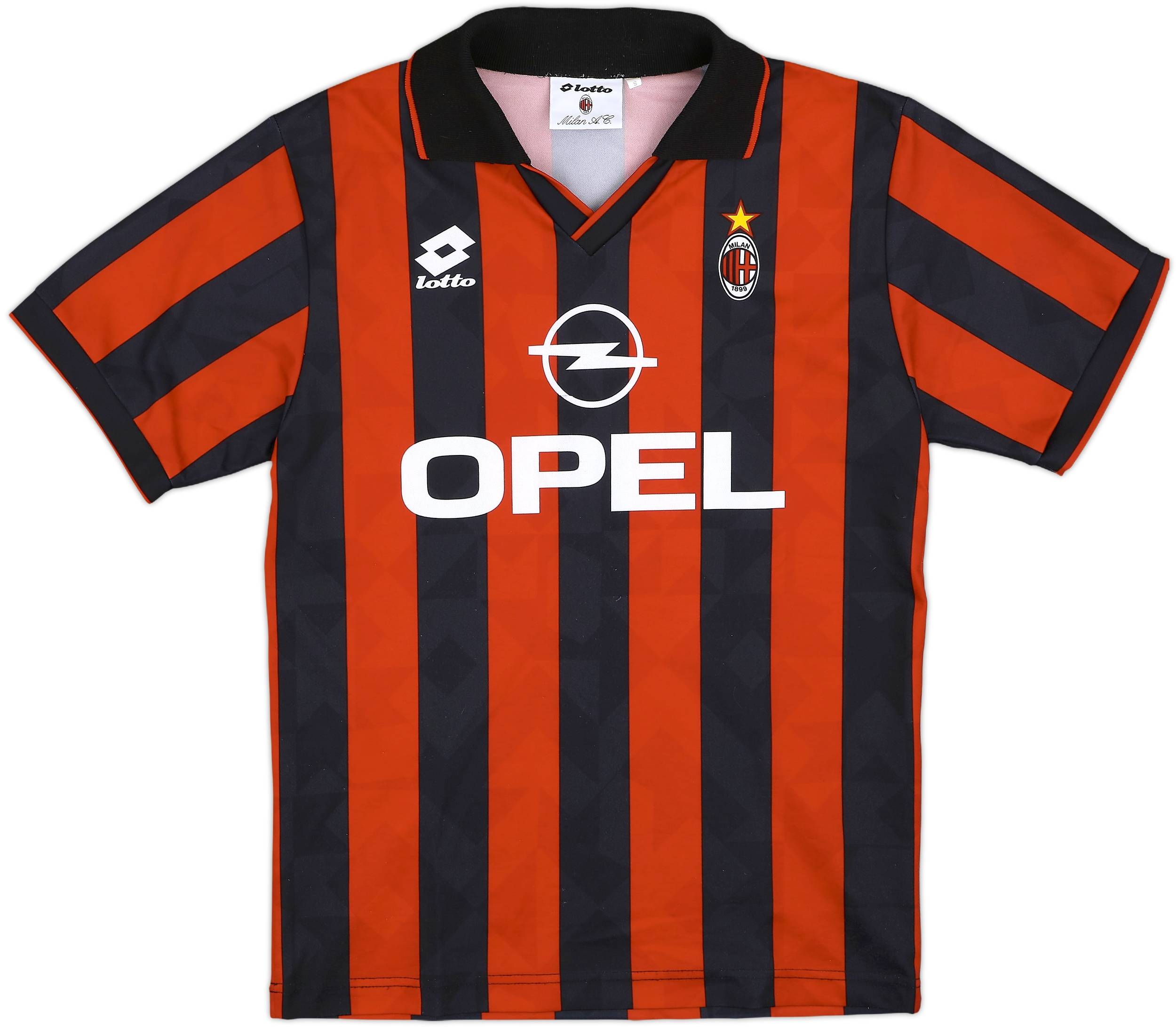 1995-96 AC Milan Home Shirt - 9/10 - (S)