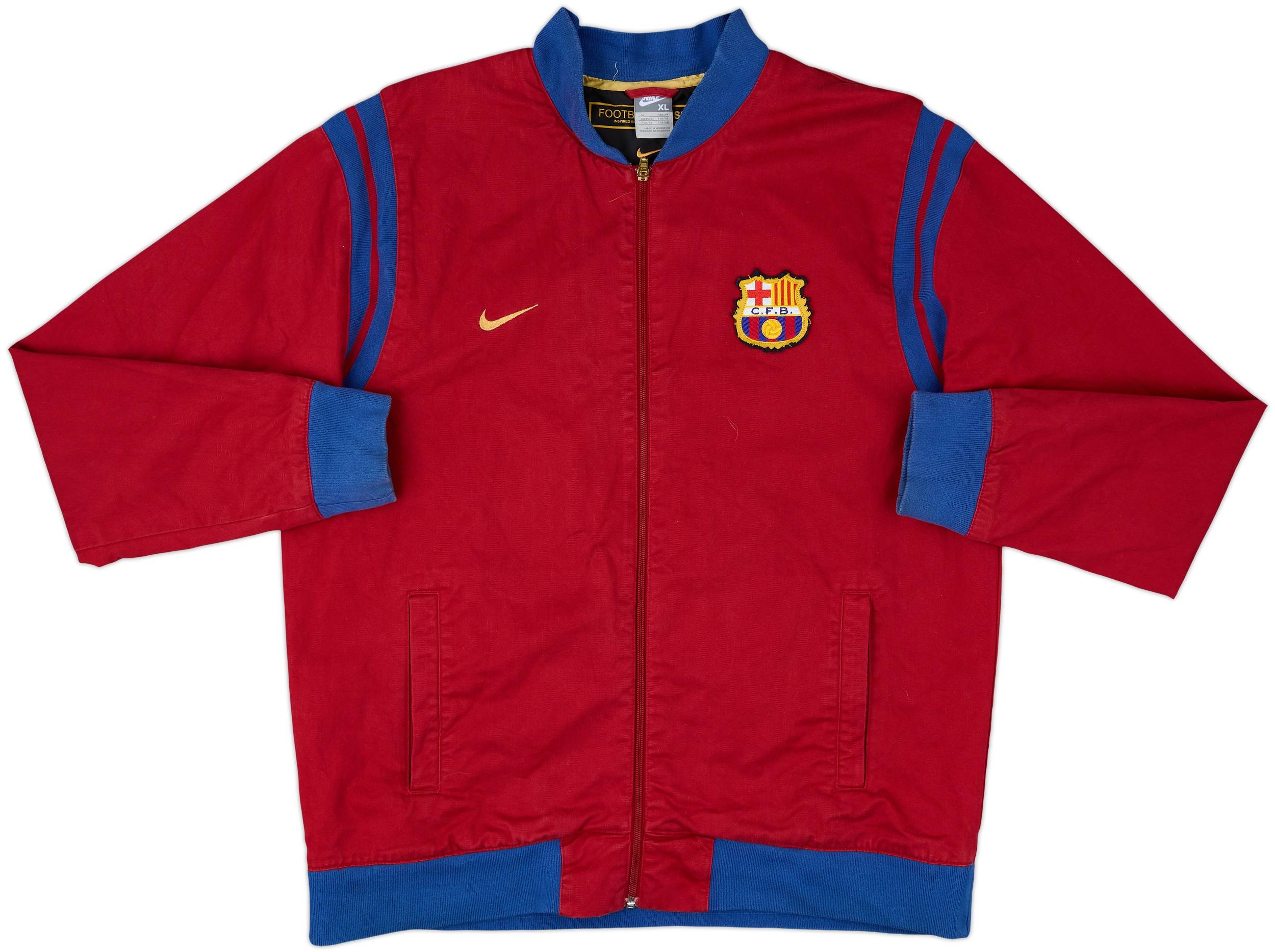 2007-08 Barcelona Nike Football Classics Bomber Jacket - 7/10 - (XL)