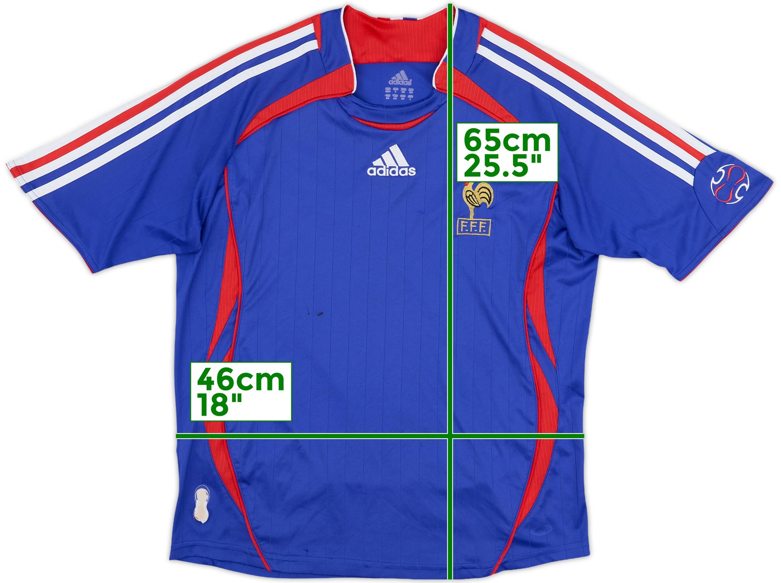 06's adidas × France Home Game Shirts 2006-07 France Home Shirt - 6/10 - (M.Boys)