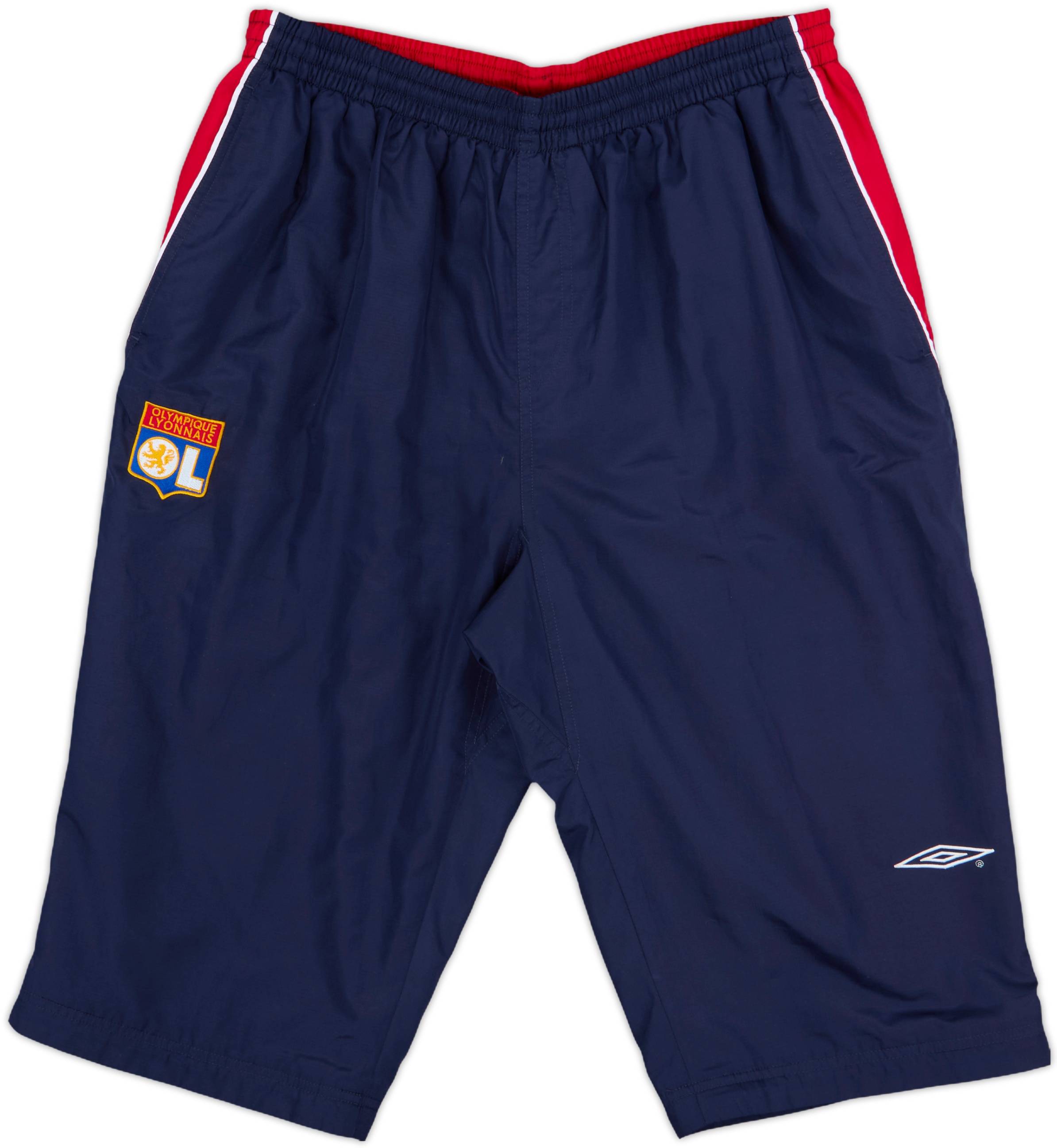 2004-05 Lyon Umbro Training 3/4 Shorts - 9/10 - (XL)