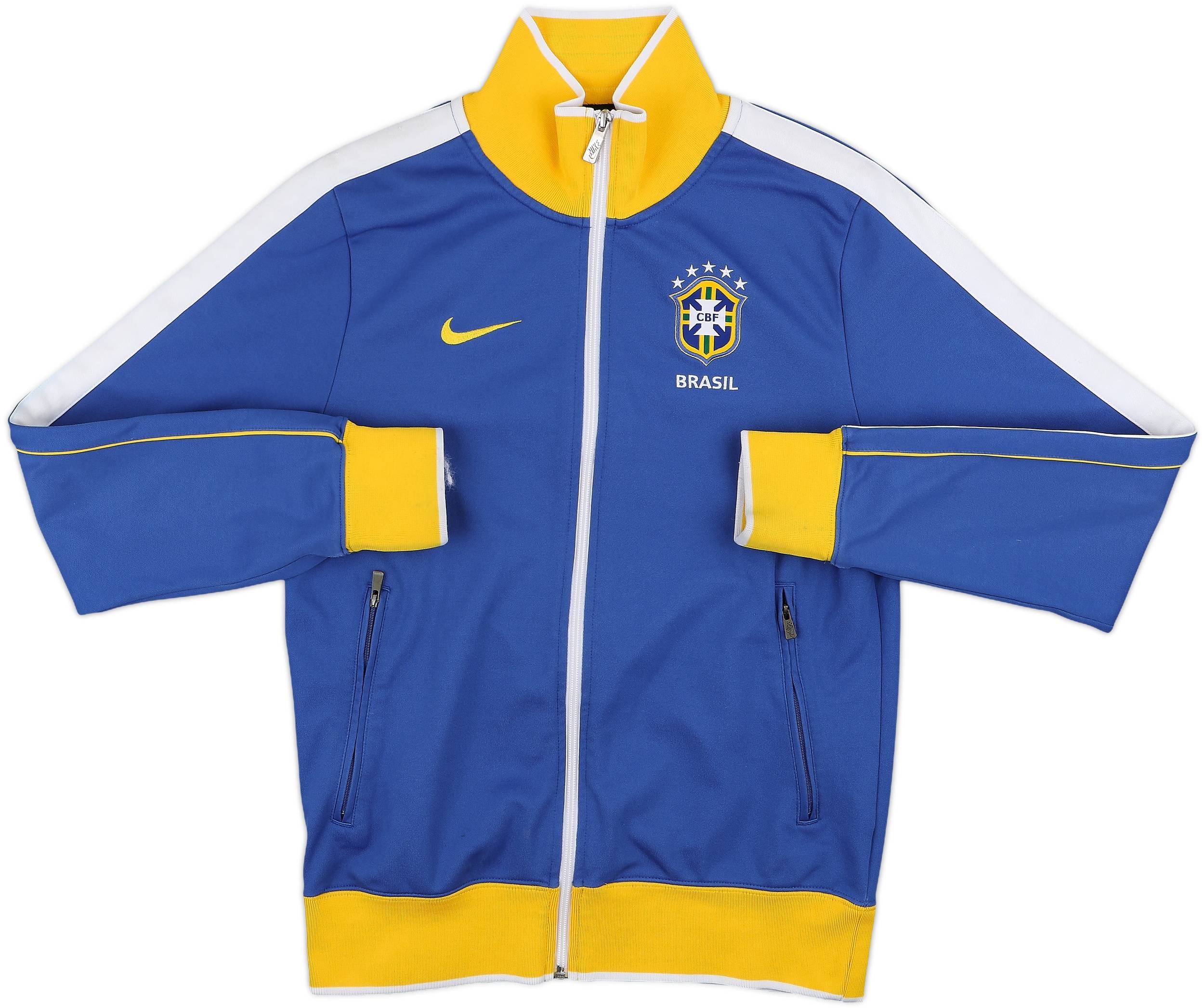2010-11 Brazil Nike Track Jacket - 8/10 - (S)