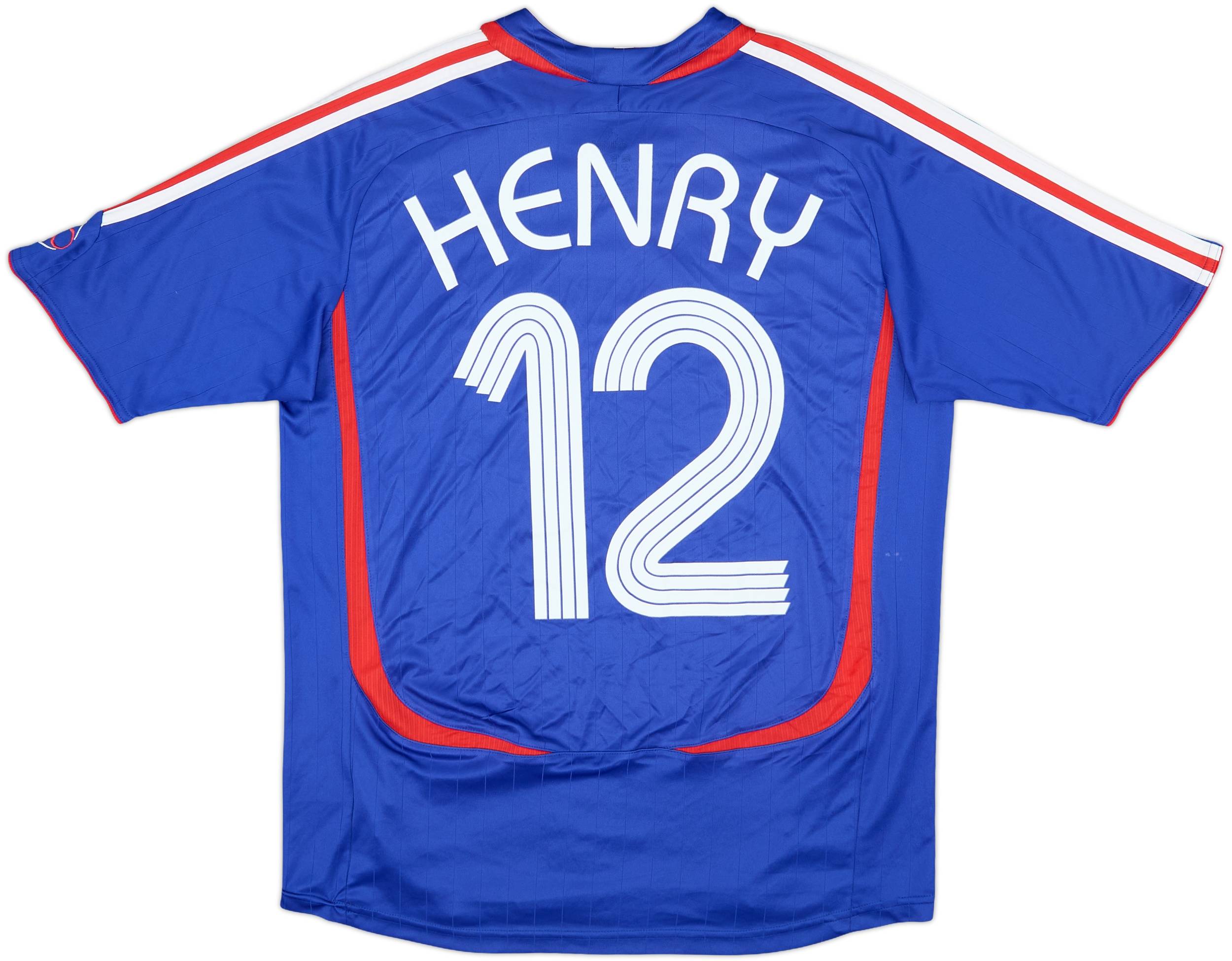 2006-07 France Home Shirt Henry #12 - 8/10 - (XL.Boys)