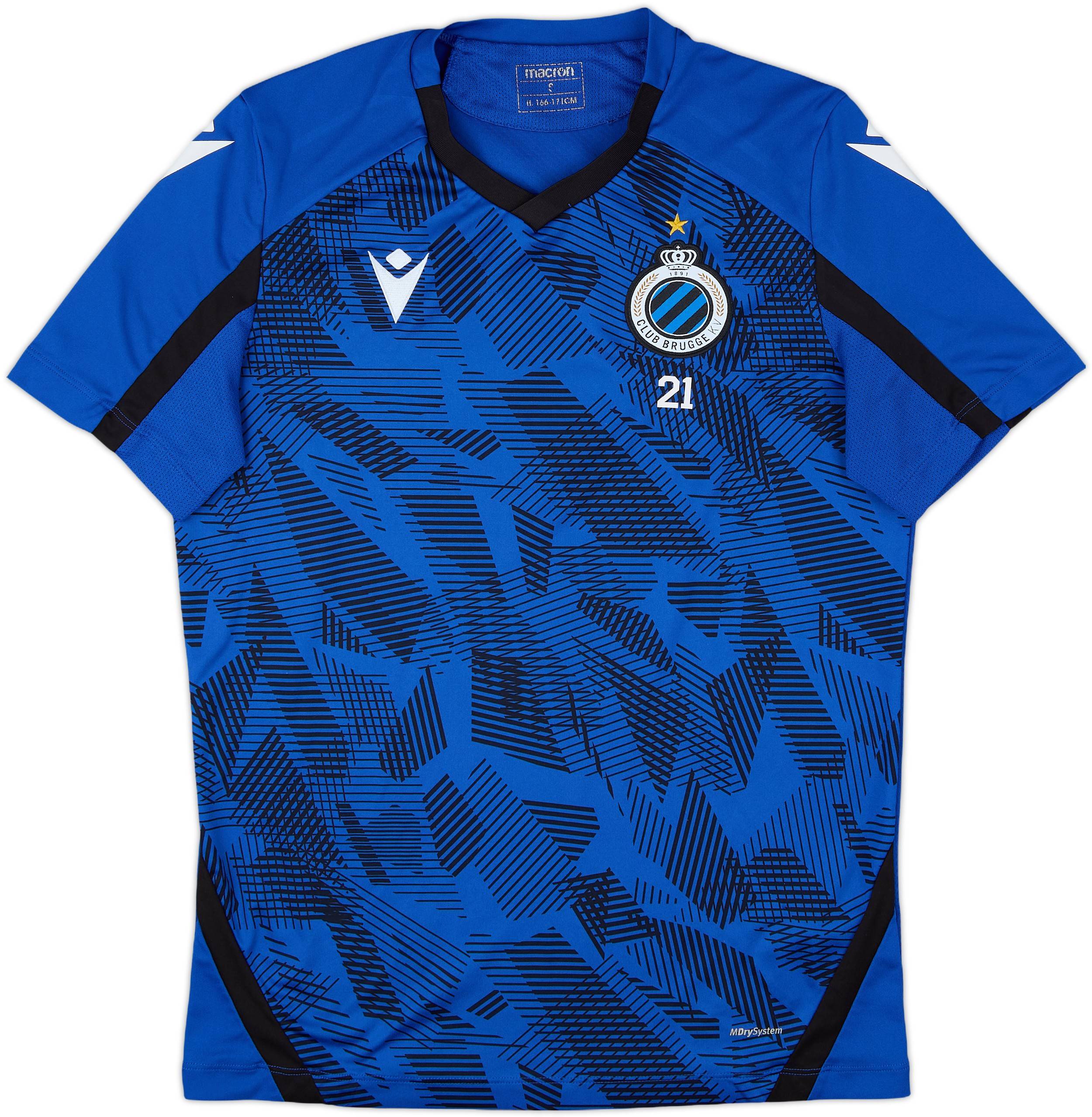 2021-22 Club Brugge Player Issue Macron Training Shirt #21 - 8/10 - (S)