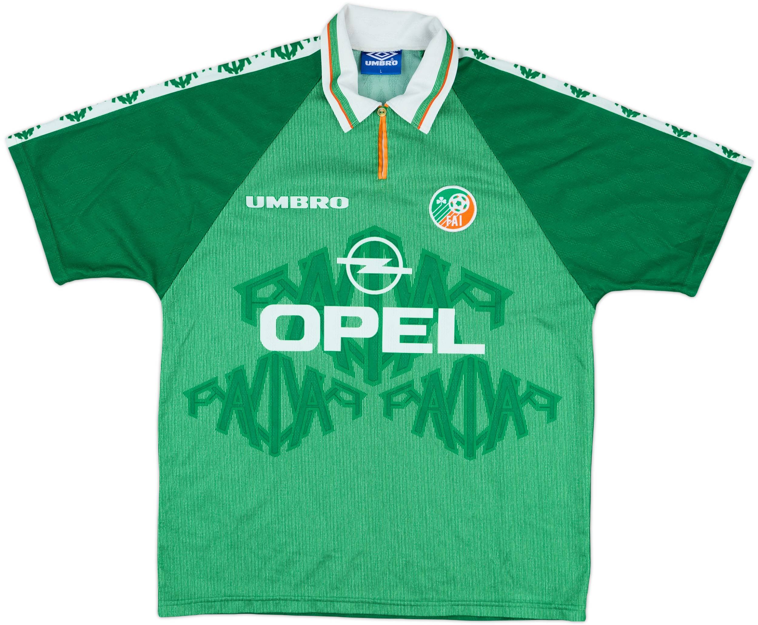 1996-98 Ireland Home Shirt - 8/10 - (L)