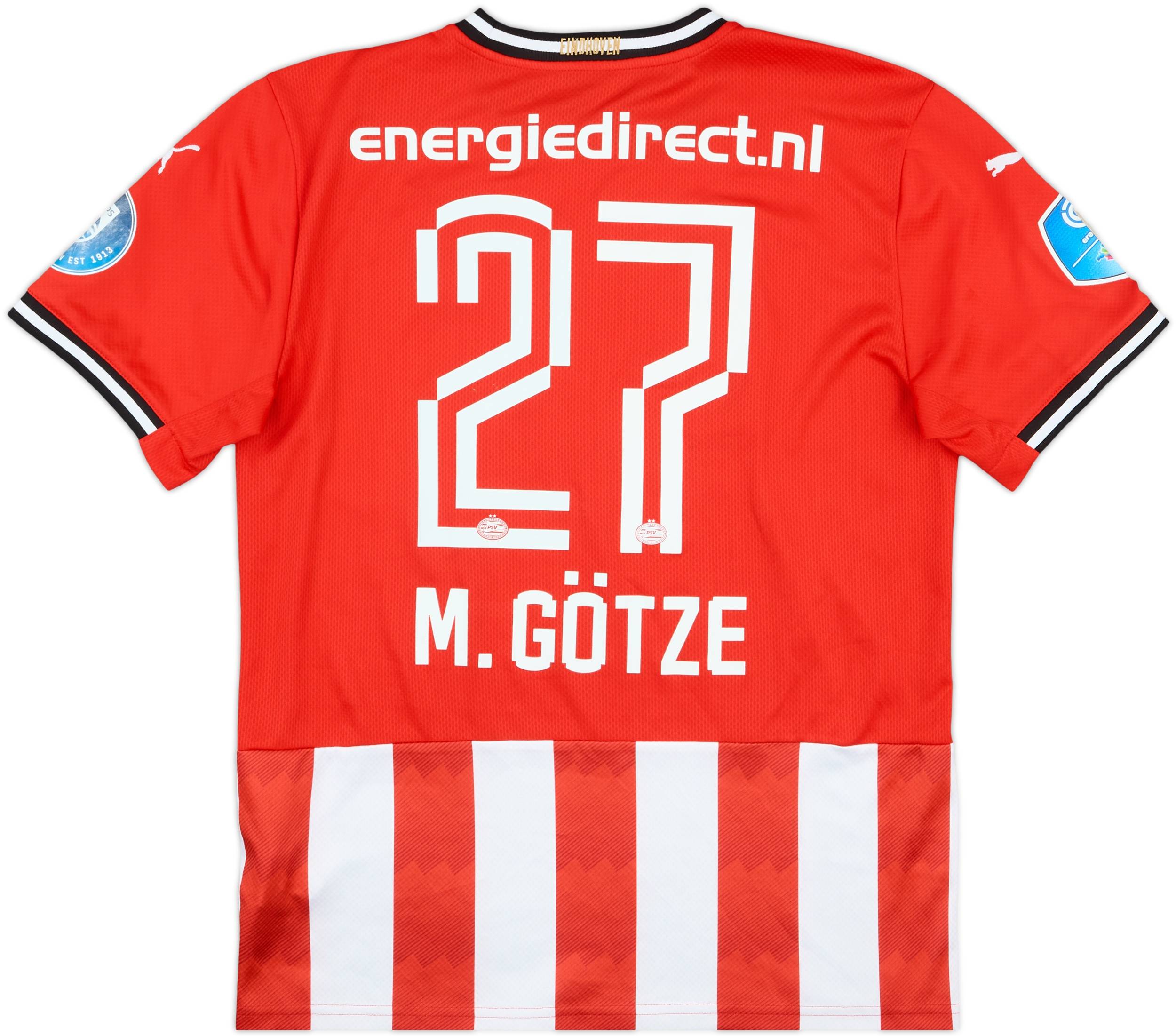 2020-21 PSV Home Shirt M. Gotze #27 - 6/10 - (M)
