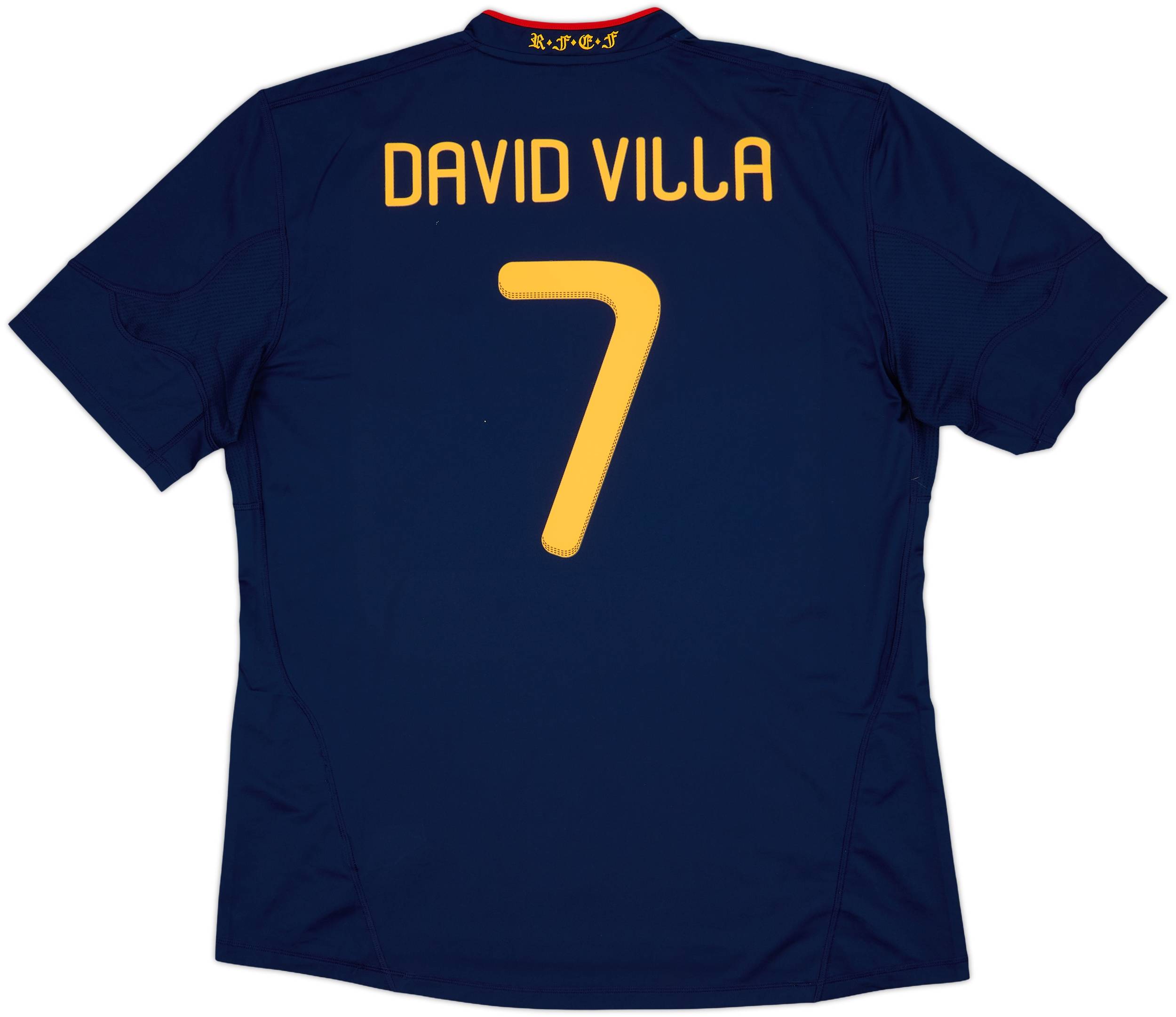 2010-11 Spain Away Shirt David Villa #7 - 7/10 - (XXL)