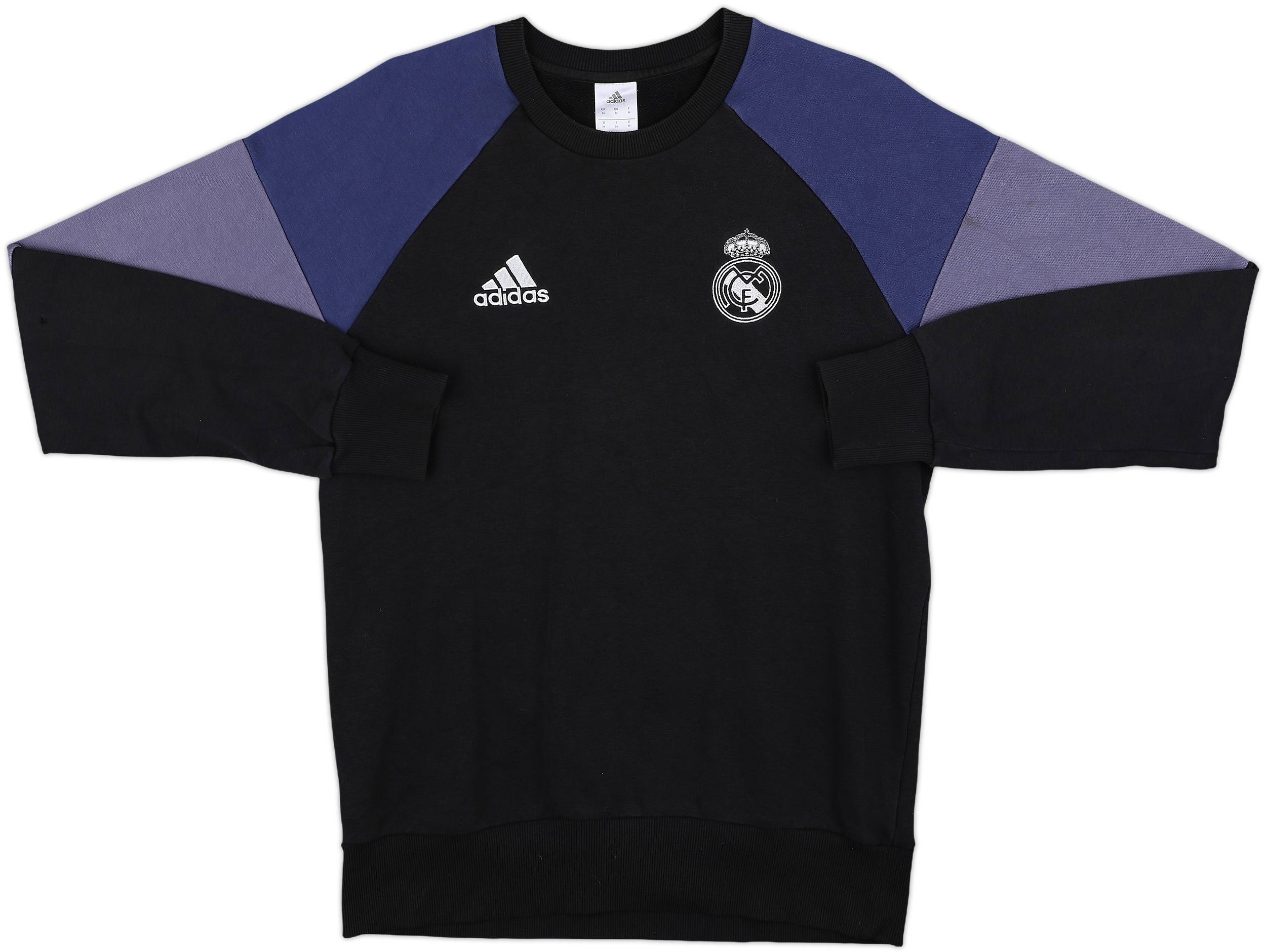 2016-17 Real Madrid adidas Sweat Top - 7/10 - (M)