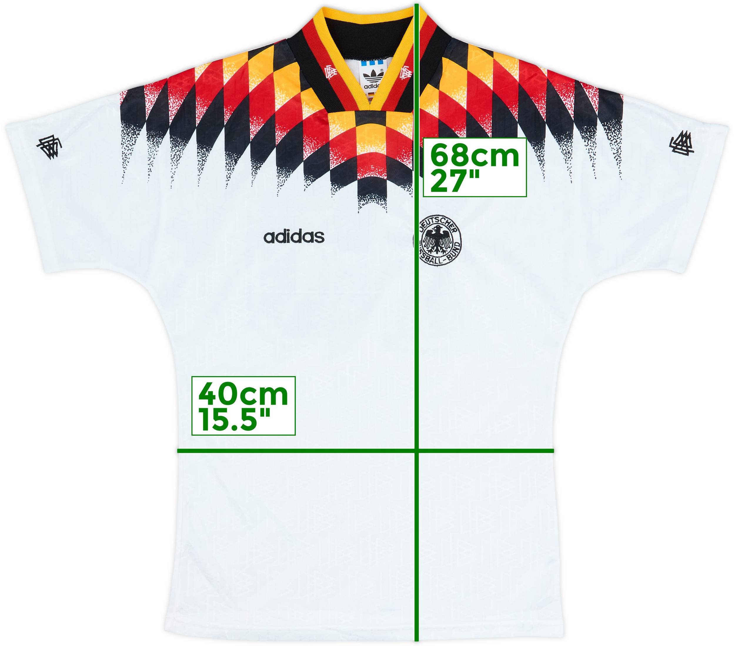 1994-96 Germany Home Shirt #10 - 8/10 - (XS)