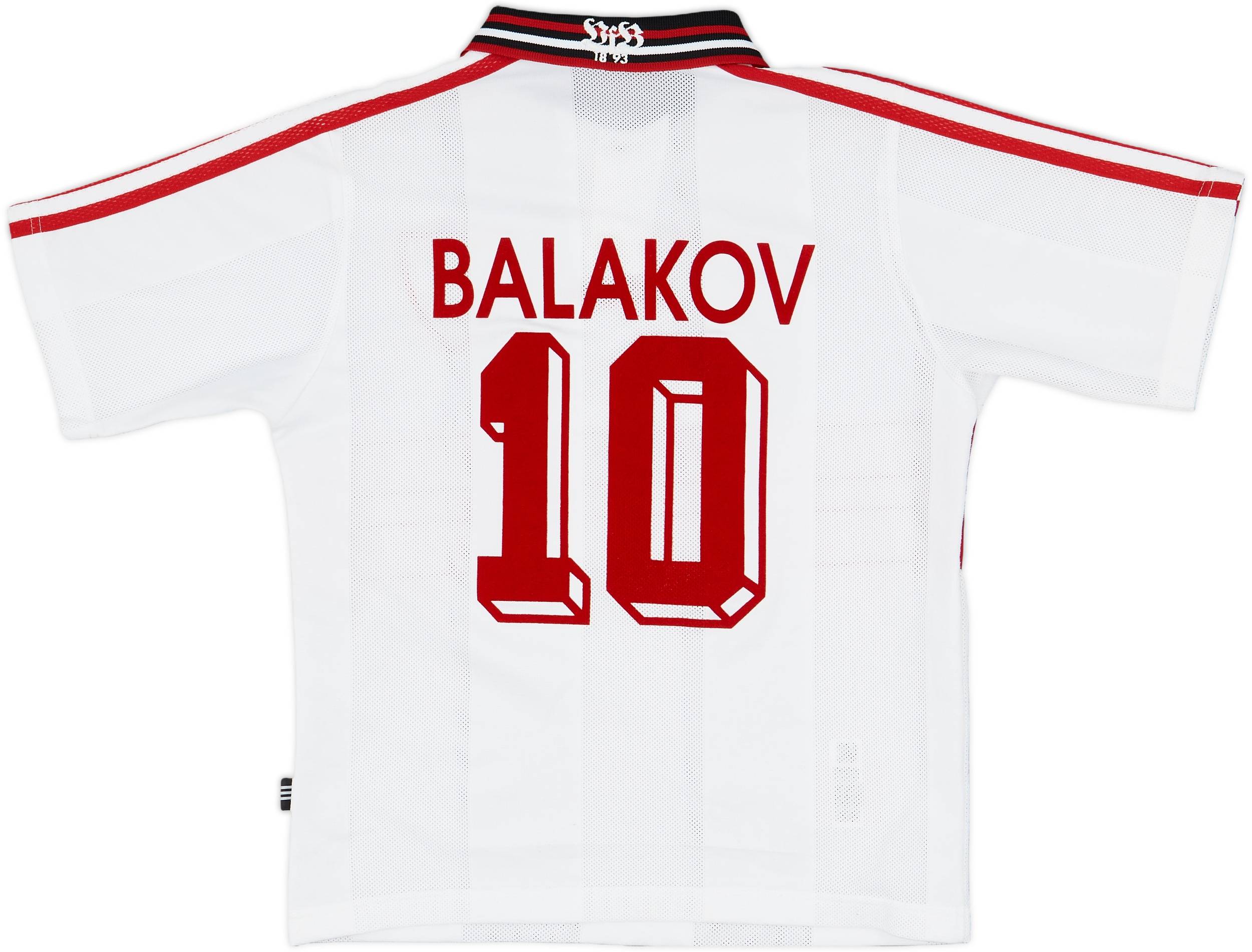 1996-97 Stuttgart Home Shirt Balakov #10 - 8/10 - (S.Boys)