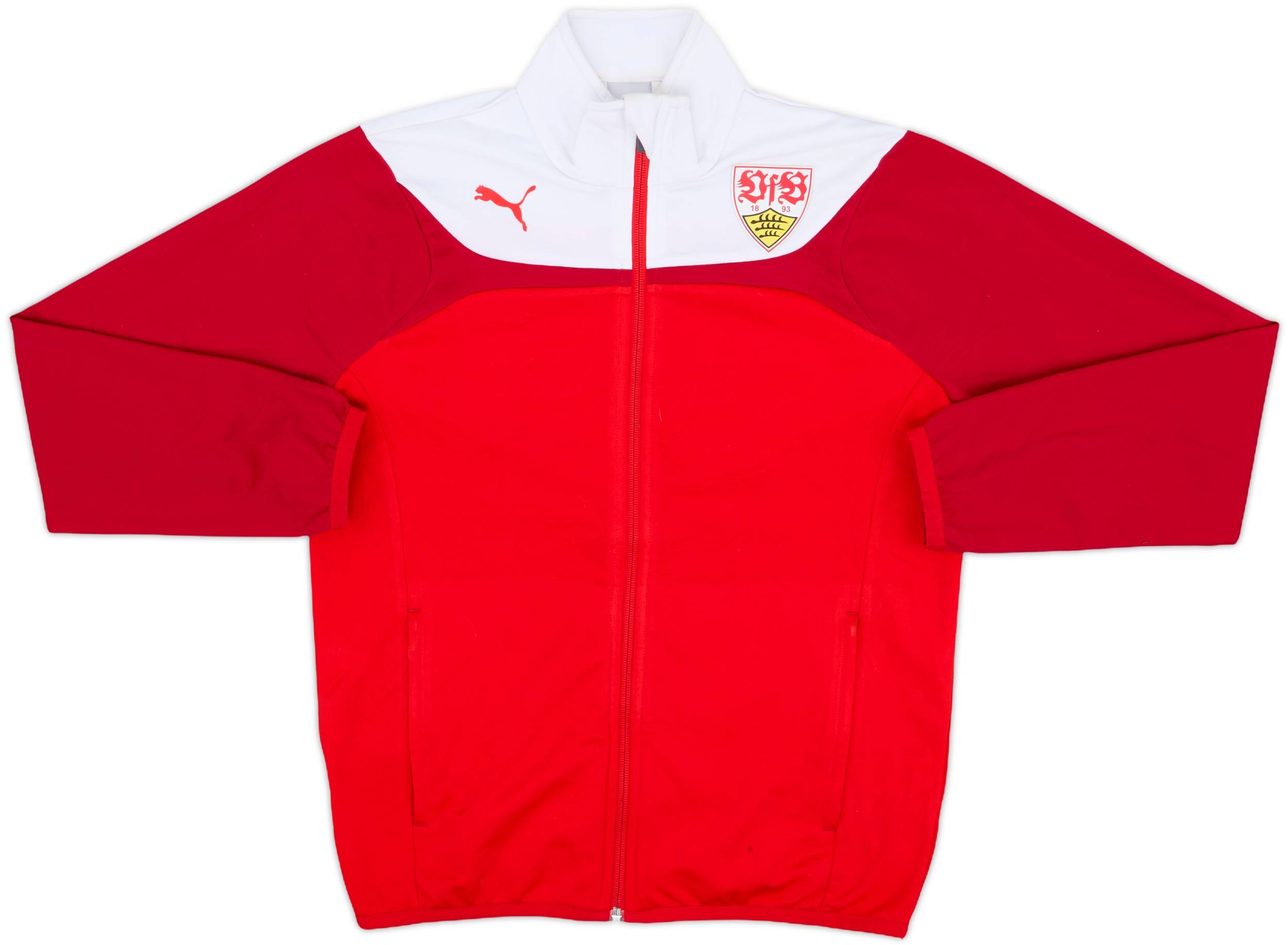 2013-14 Stuttgart Signed Puma Track Jacket - 5/10 - (L.Boys)