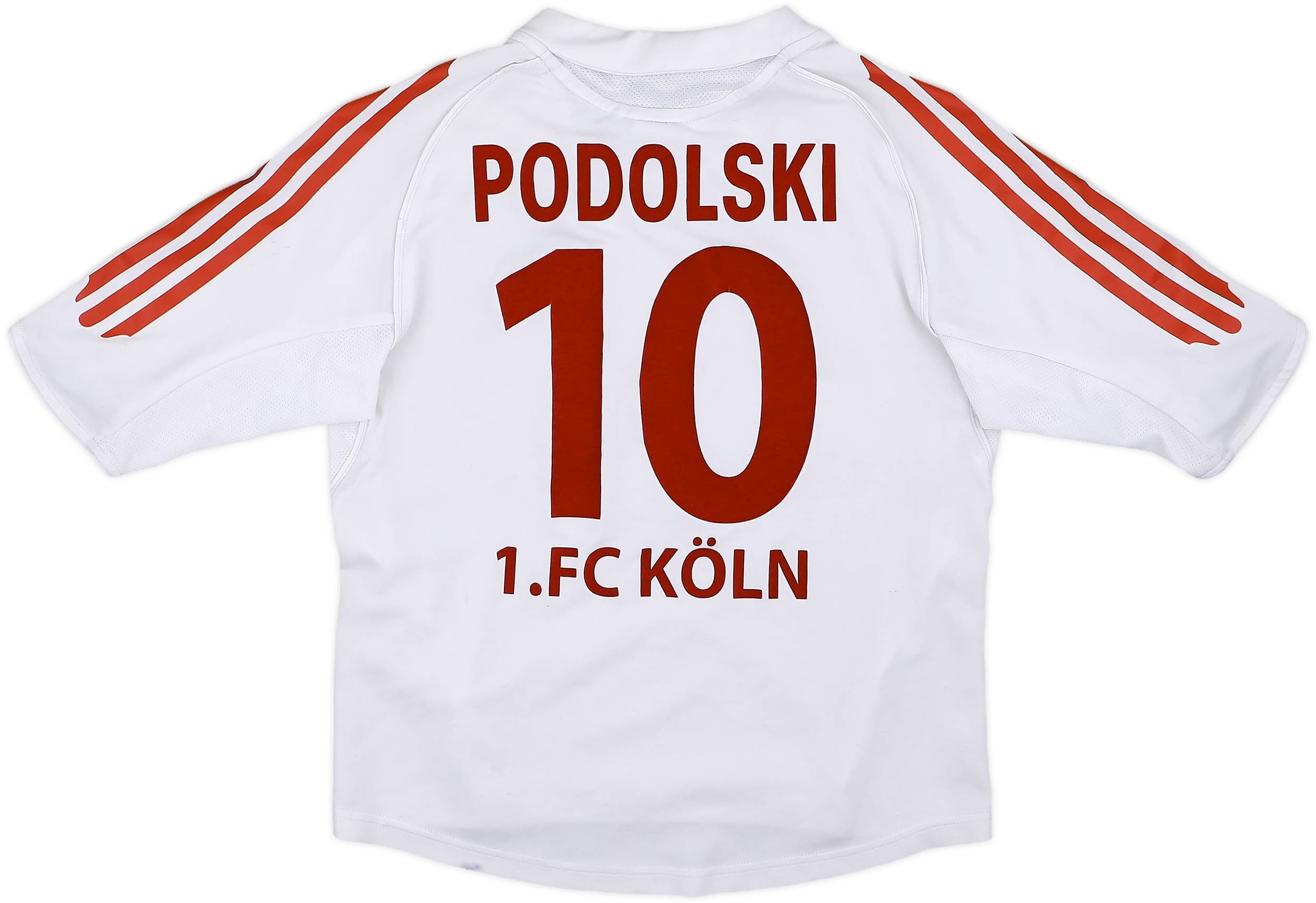 2006-07 Koln Away Shirt Podolski #10 - 5/10 - (S.Boys)