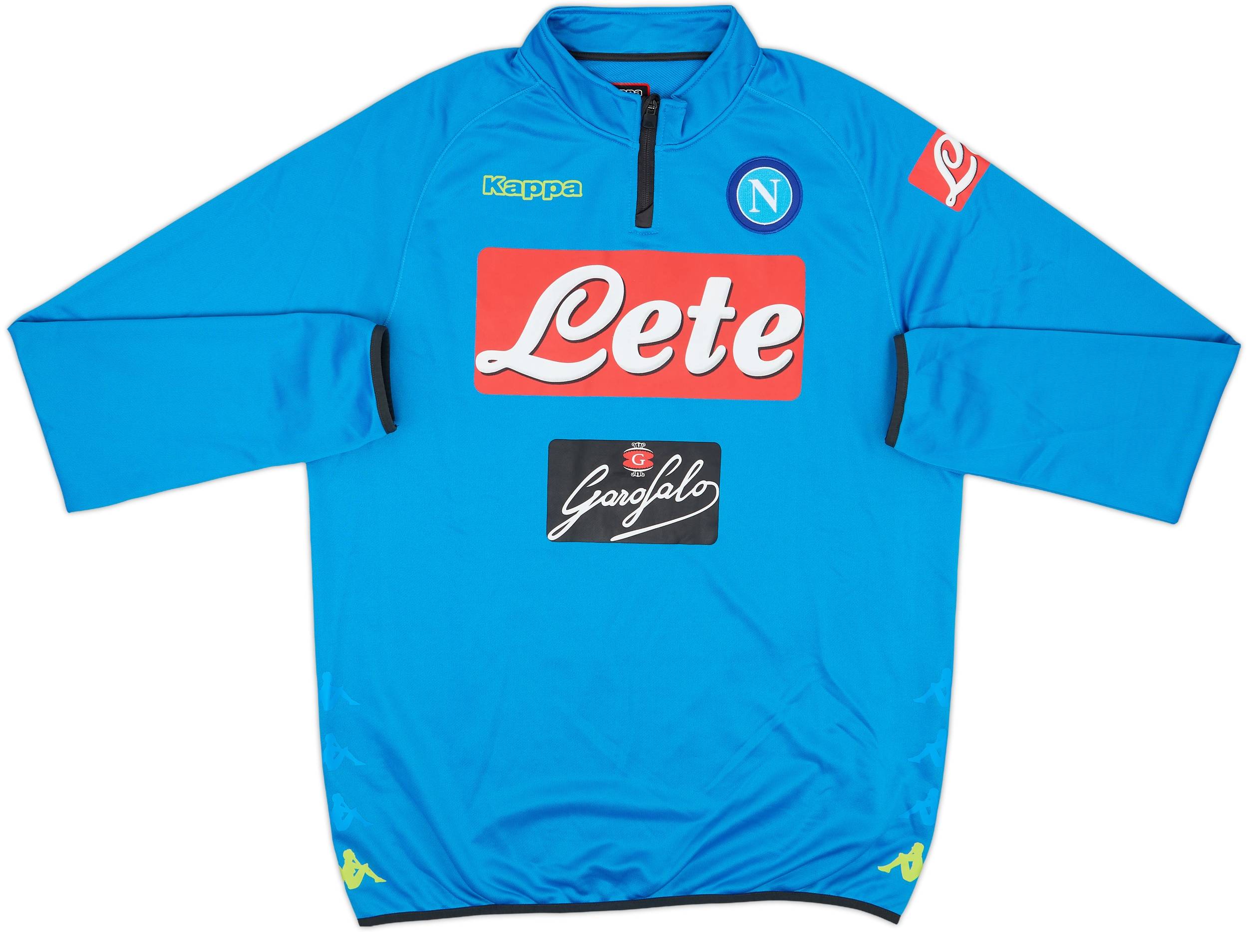 2018-19 Napoli Kappa 1/4 Zip Drill Top - 10/10 - (3XL)