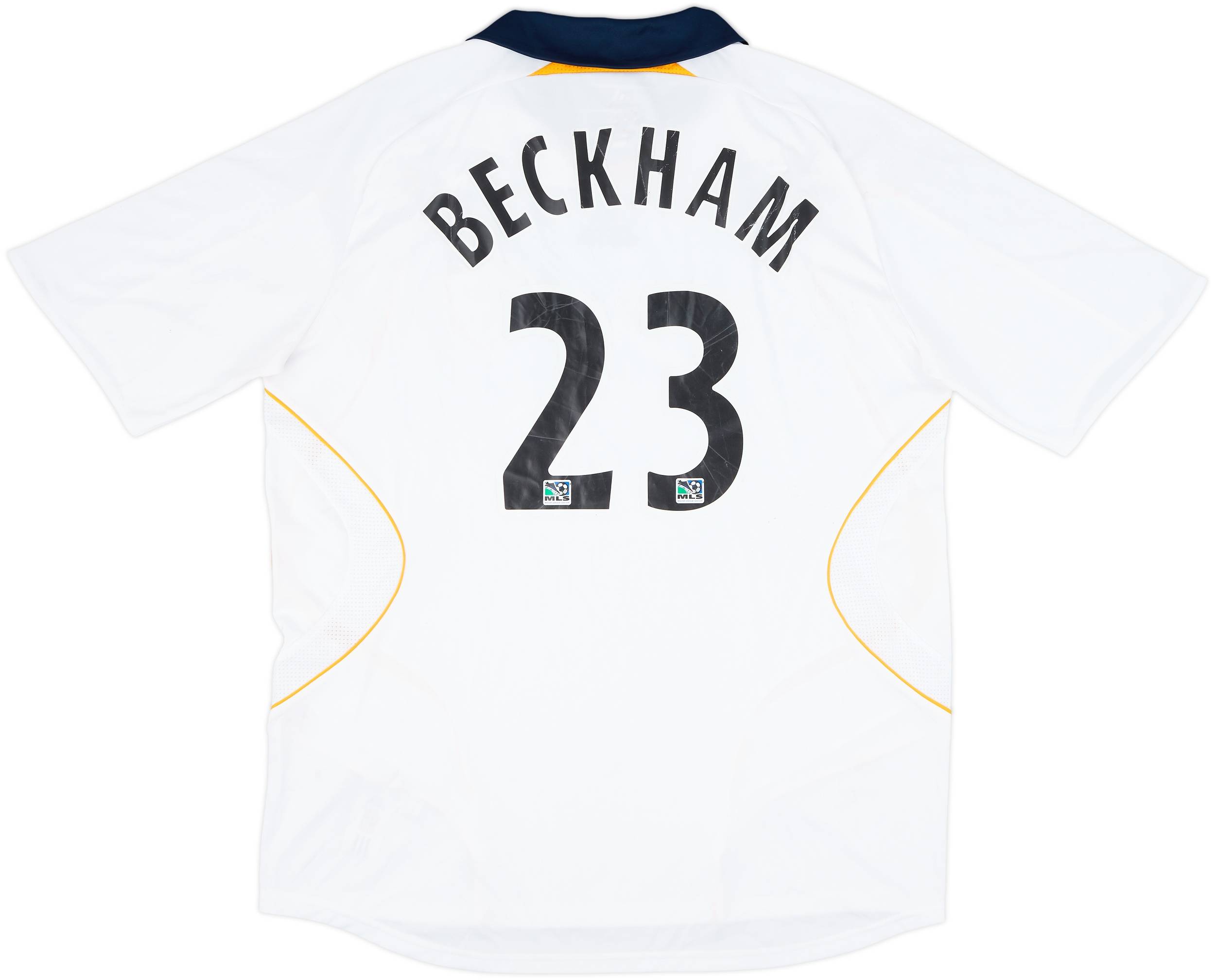 2007-08 LA Galaxy Home Shirt Beckham #23 - 4/10 - (XL)