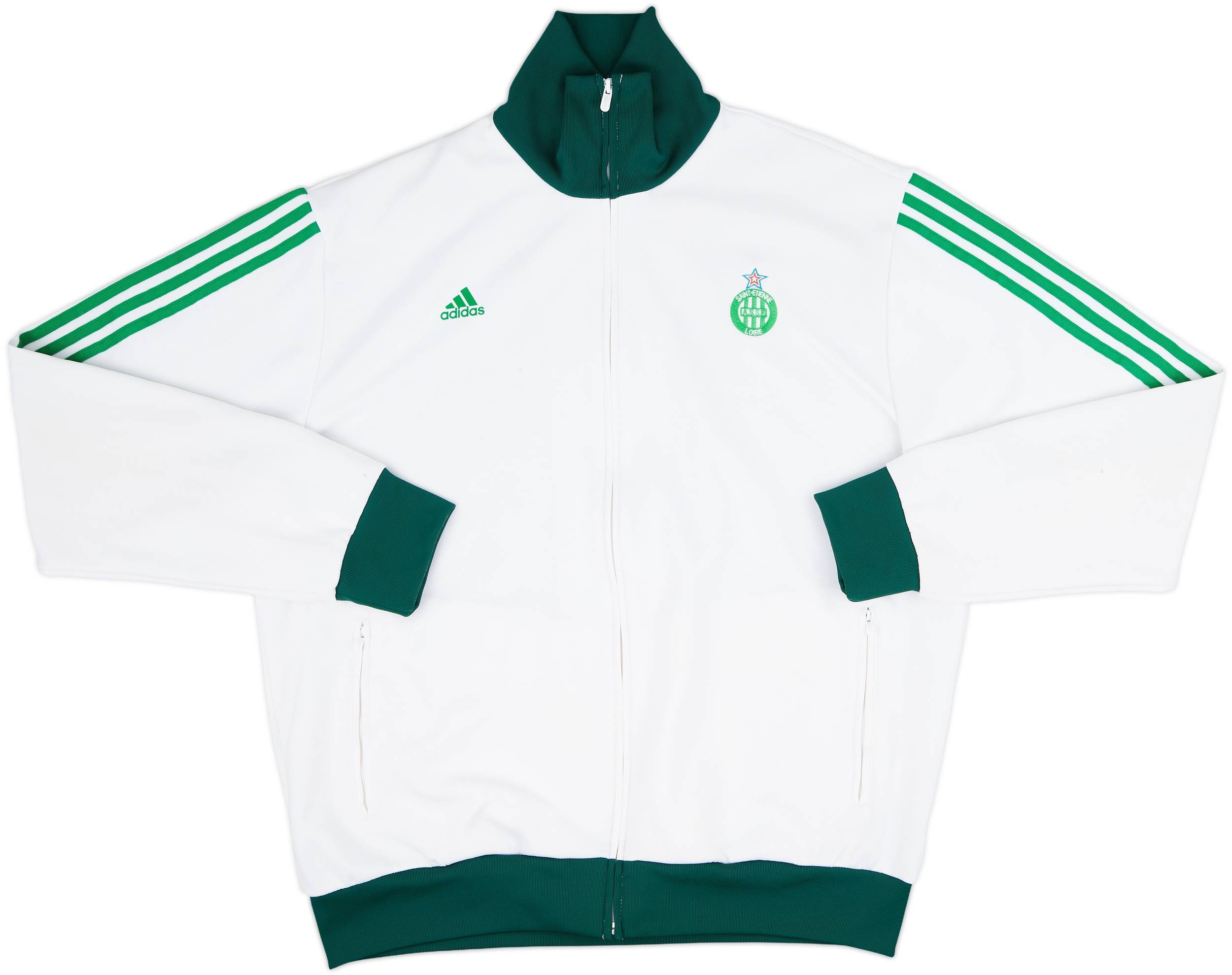 2011-12 Saint Etienne adidas Track Jacket - 7/10 - (XXL)