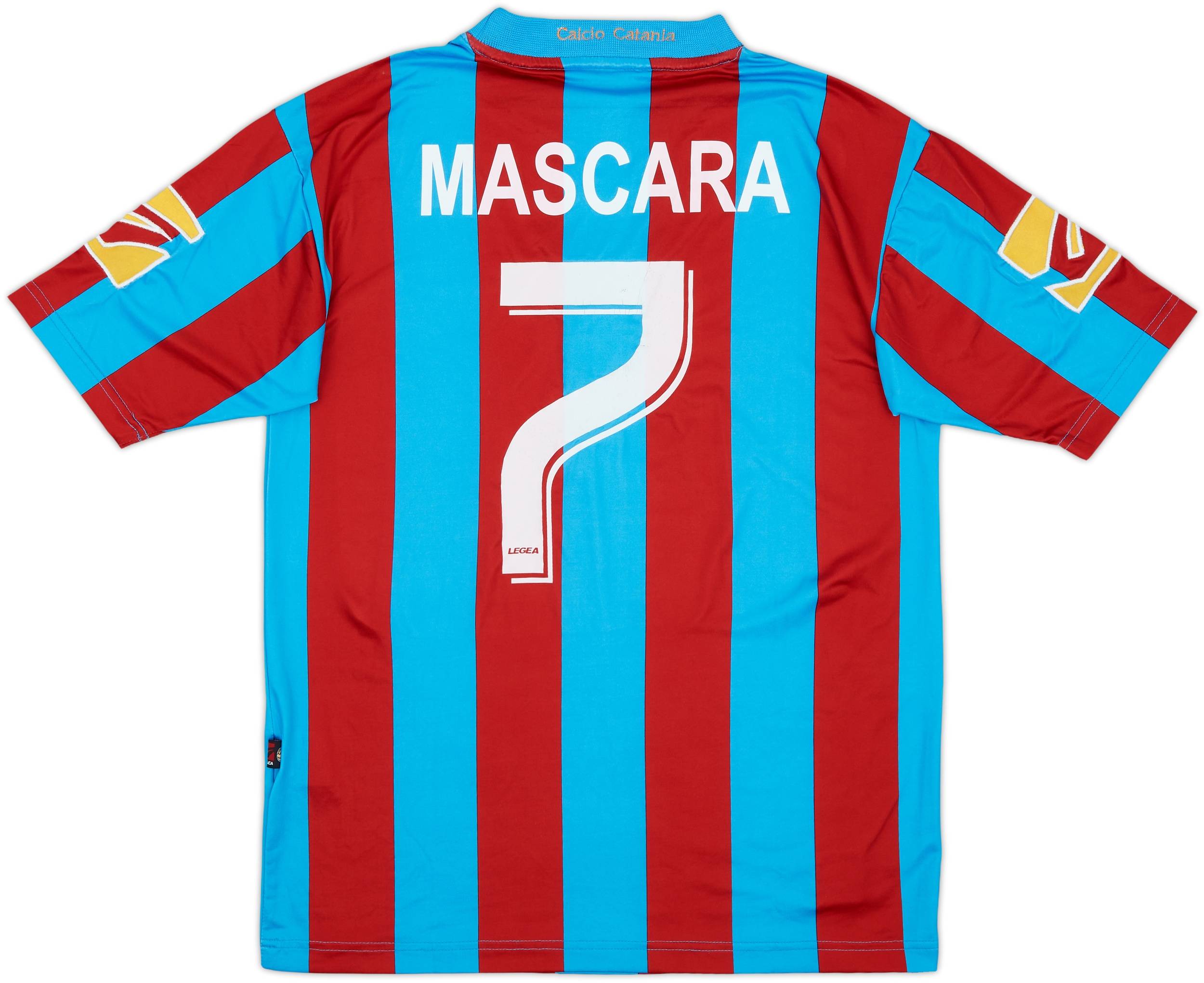 2008-10 Catania Home Shirt Mascara #7 - 8/10 - (M/L)