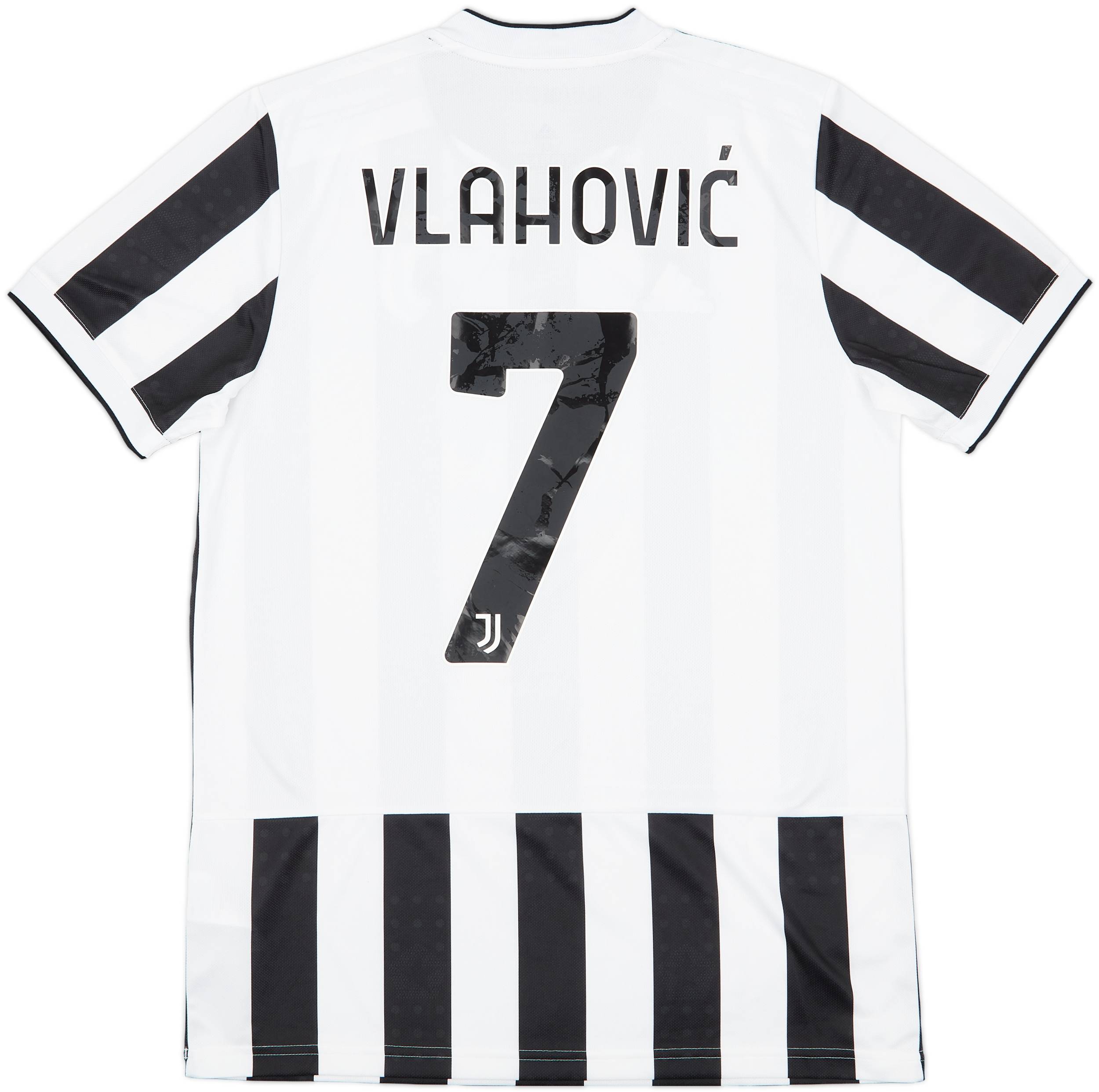 2021-22 Juventus Home Shirt Vlahovic #7 - 10/10 - (M)