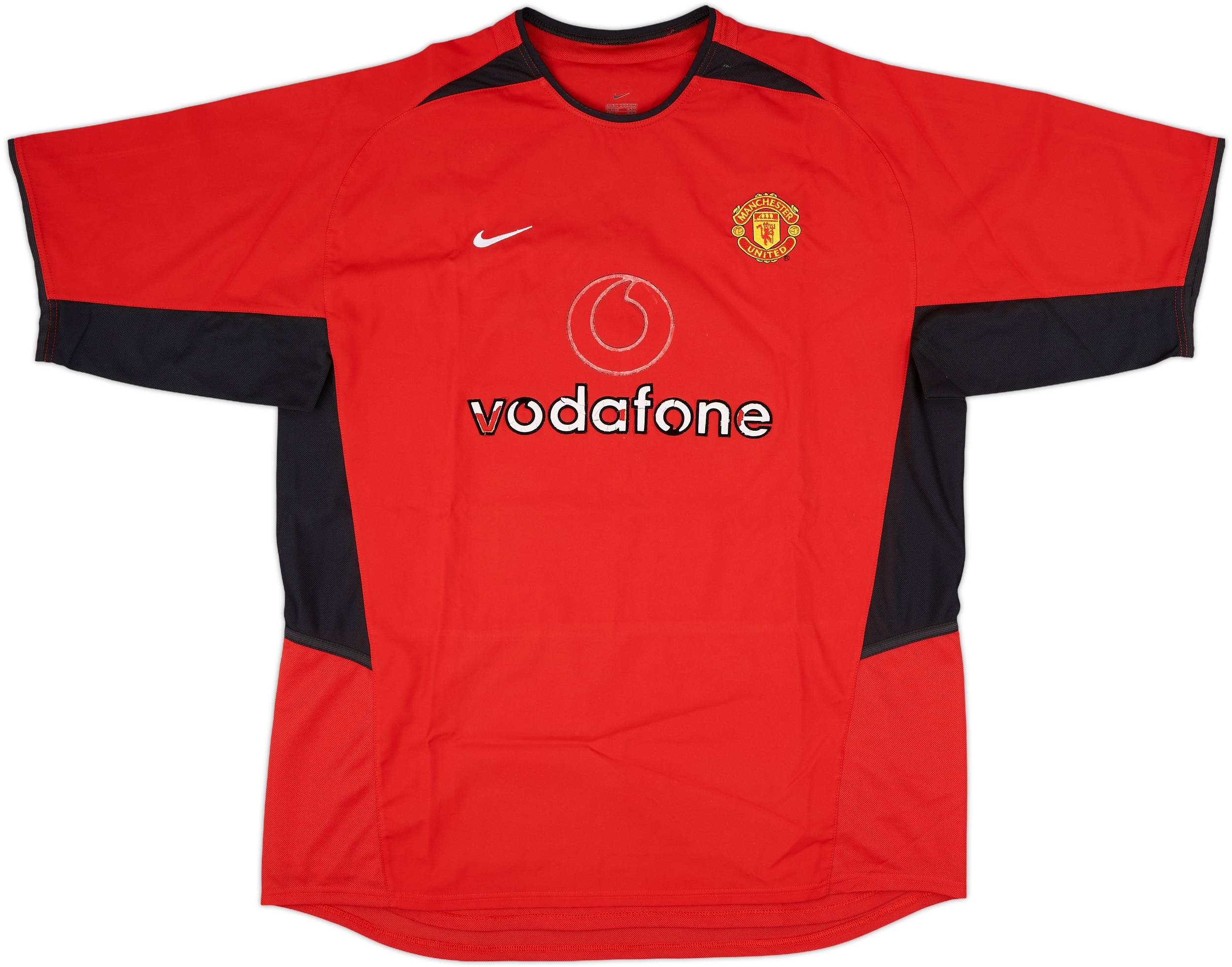 2002-04 Manchester United Home Shirt - 4/10 - (XL)