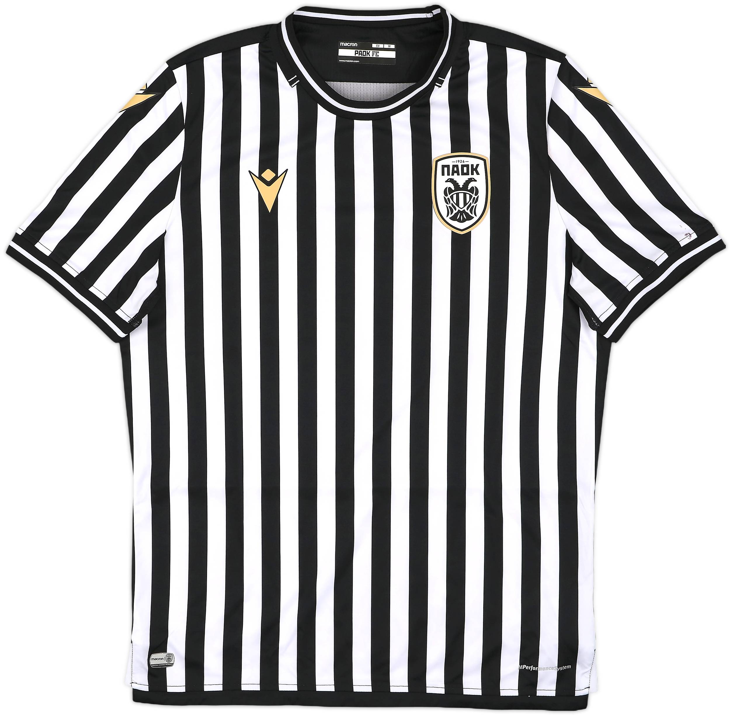 2020-21 PAOK Home Shirt - 8/10 - (M)