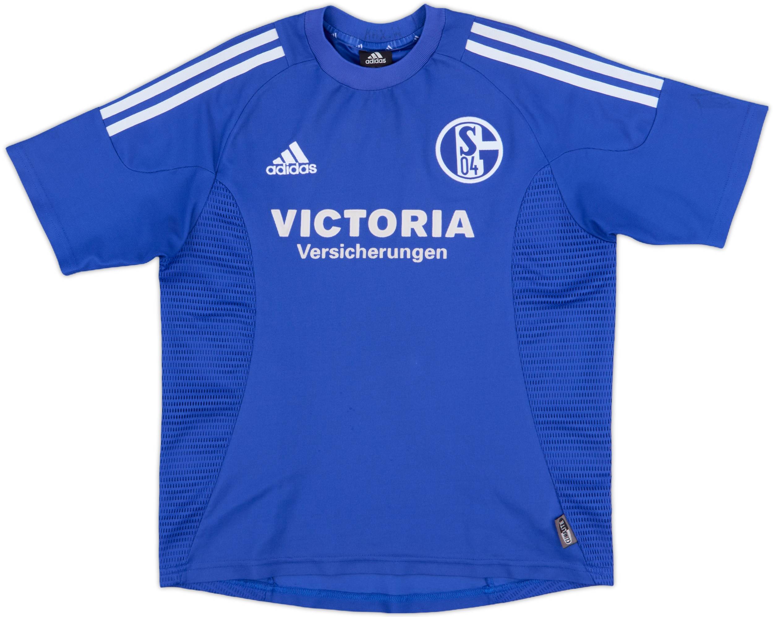 2002-04 Schalke Home Shirt - 8/10 - (Y)