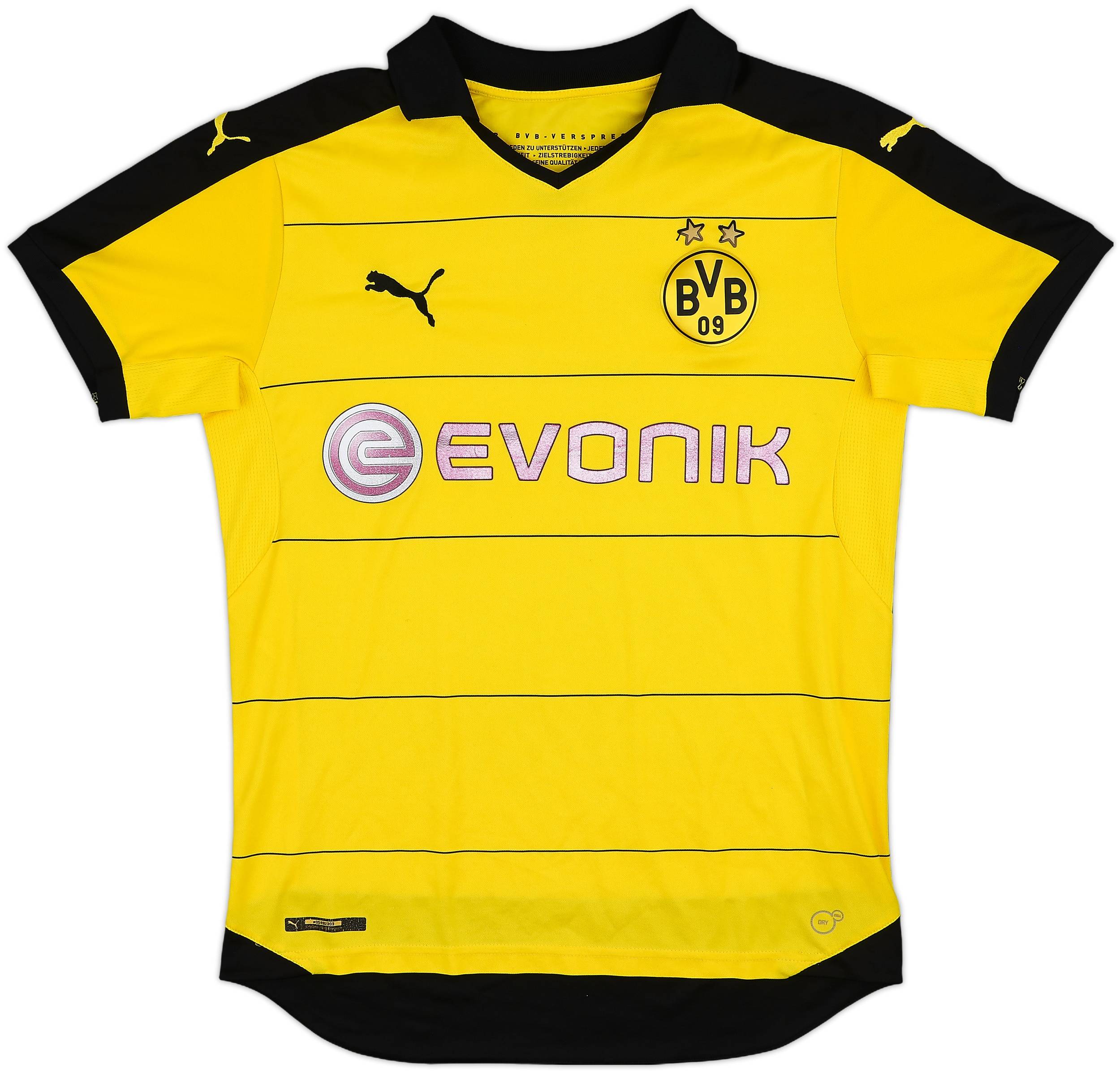 2015-16 Borussia Dortmund Home Shirt - 4/10 - (S)
