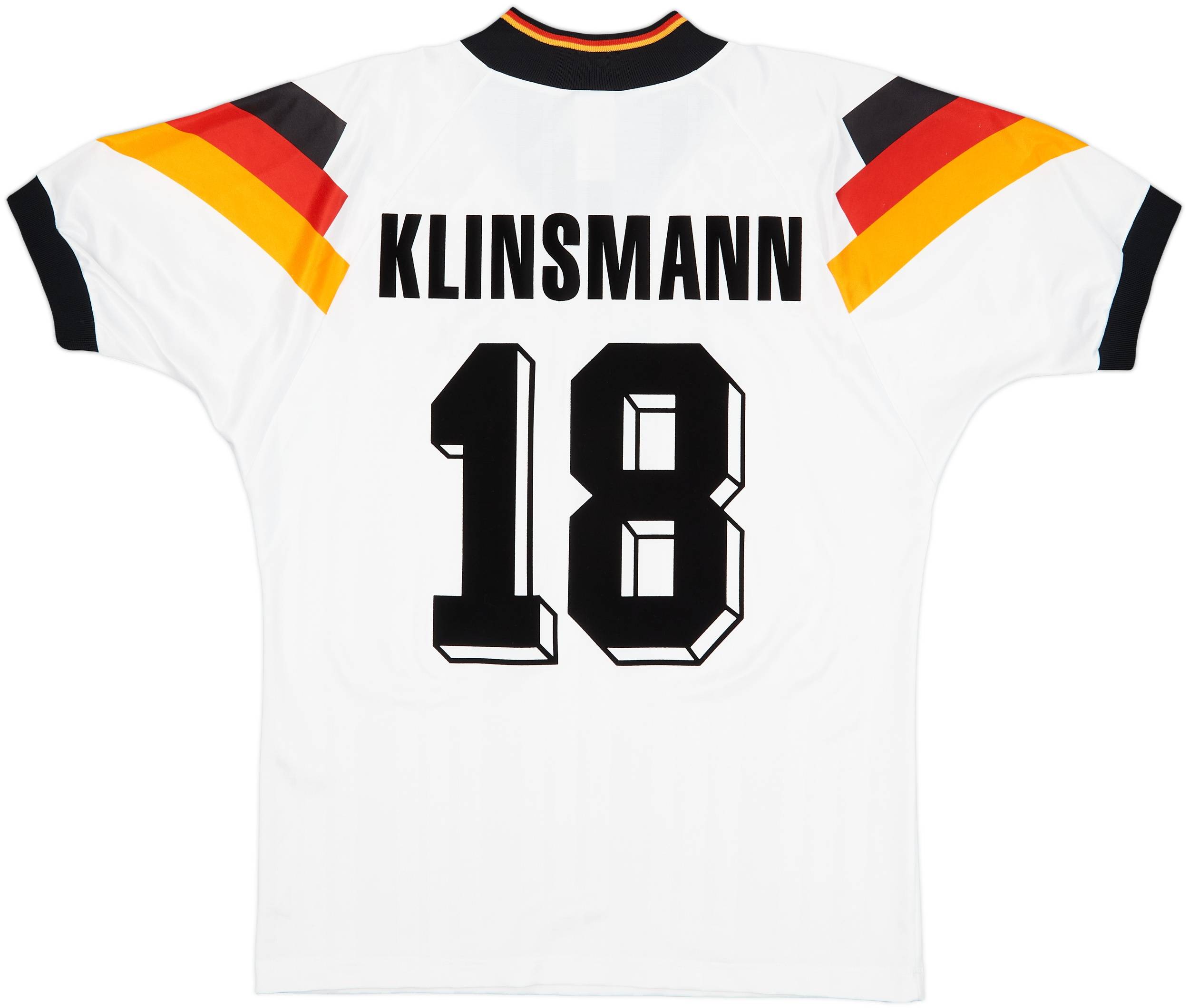 1992-94 Germany Home Shirt Klinsmann #18 - 8/10 - (M/L)