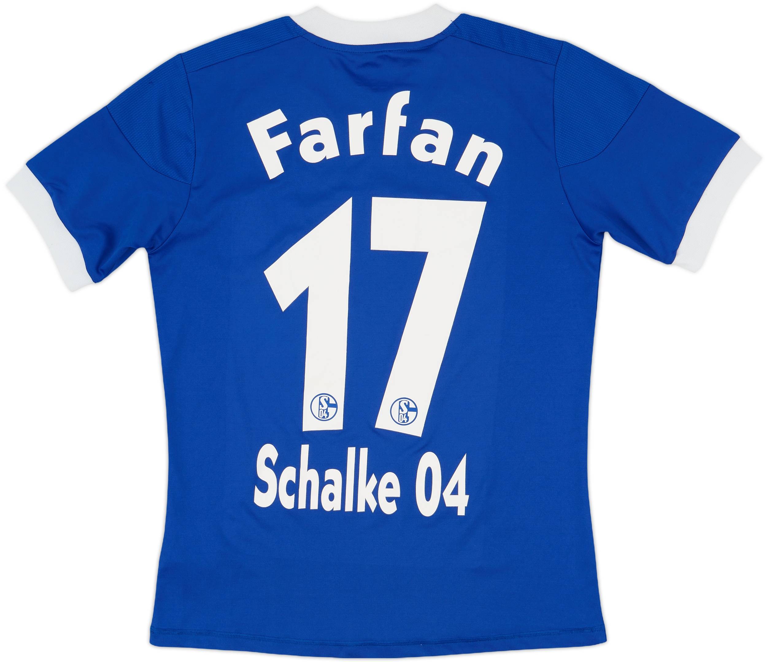 2012-14 Schalke Home Shirt Farfan #17 - 5/10 - (L.Boys)