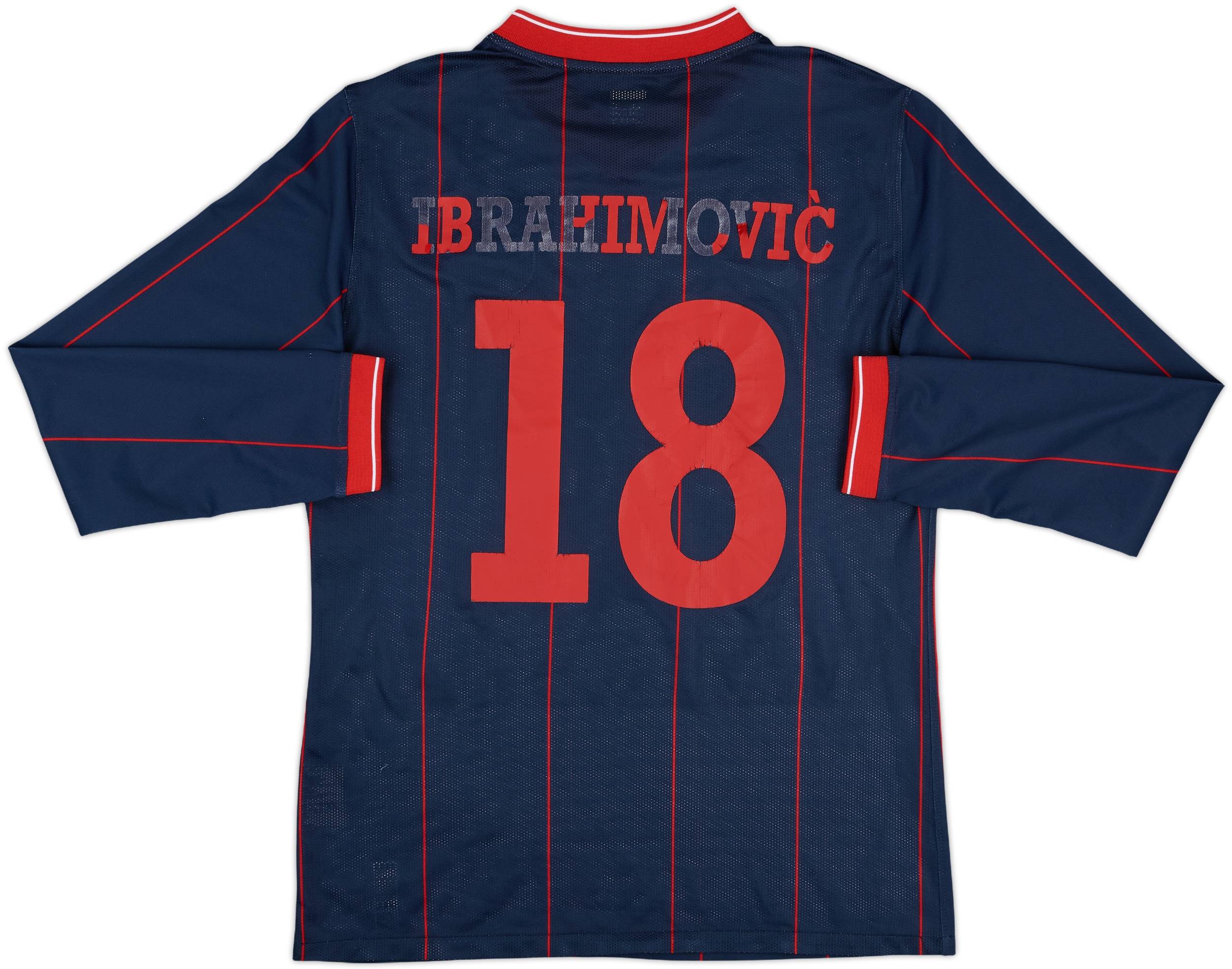 2009-10 Paris Saint-Germain Authentic Home Shirt Ibrahimovic
