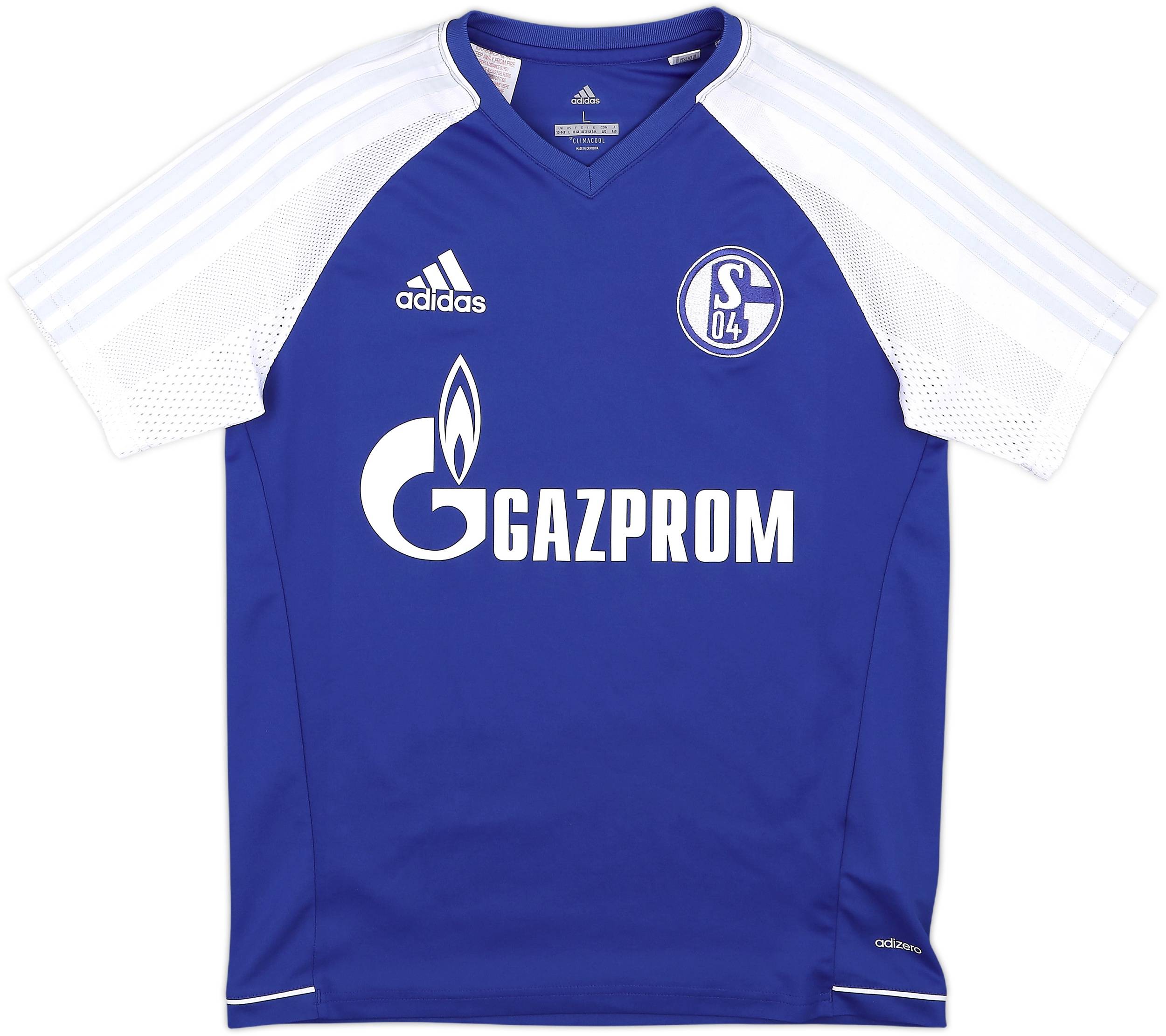2017-18 Schalke adidas Training Shirt - 10/10 - (L.Boys)