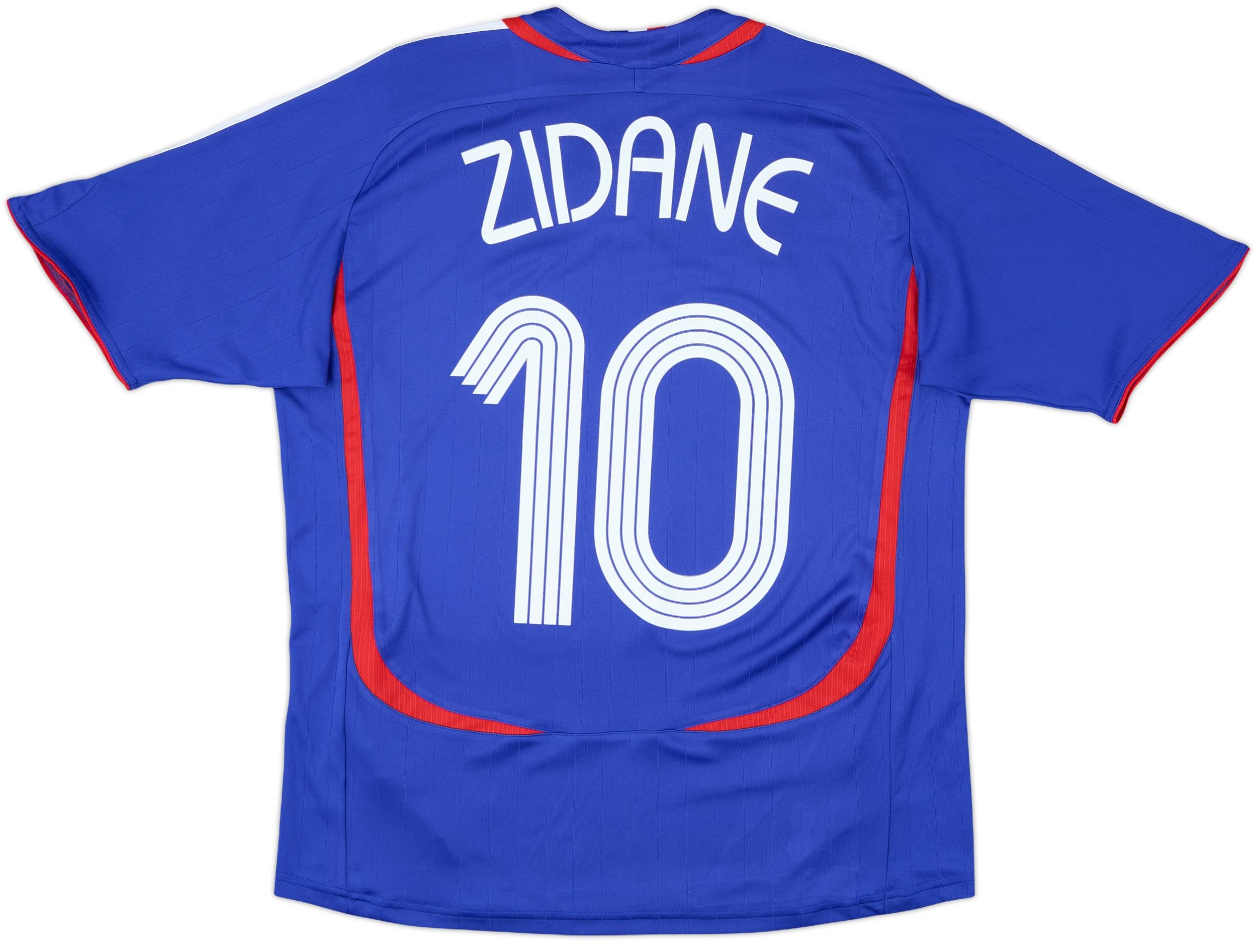 2006-07 France Home Shirt Zidane #10 - 8/10 - (XL.Boys)