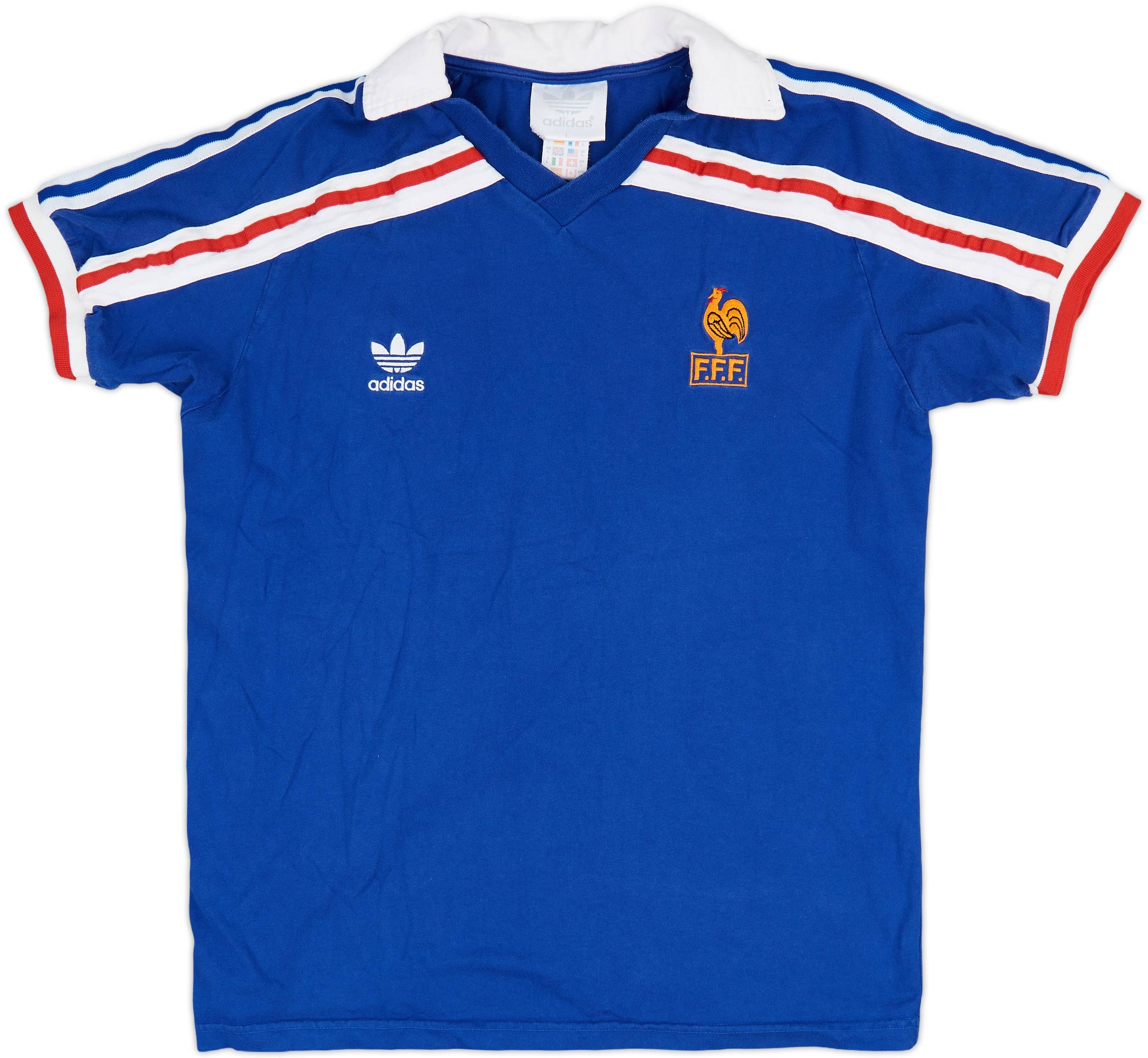 1996 France 1985-90 Retro Home Shirt - 8/10 - (L)