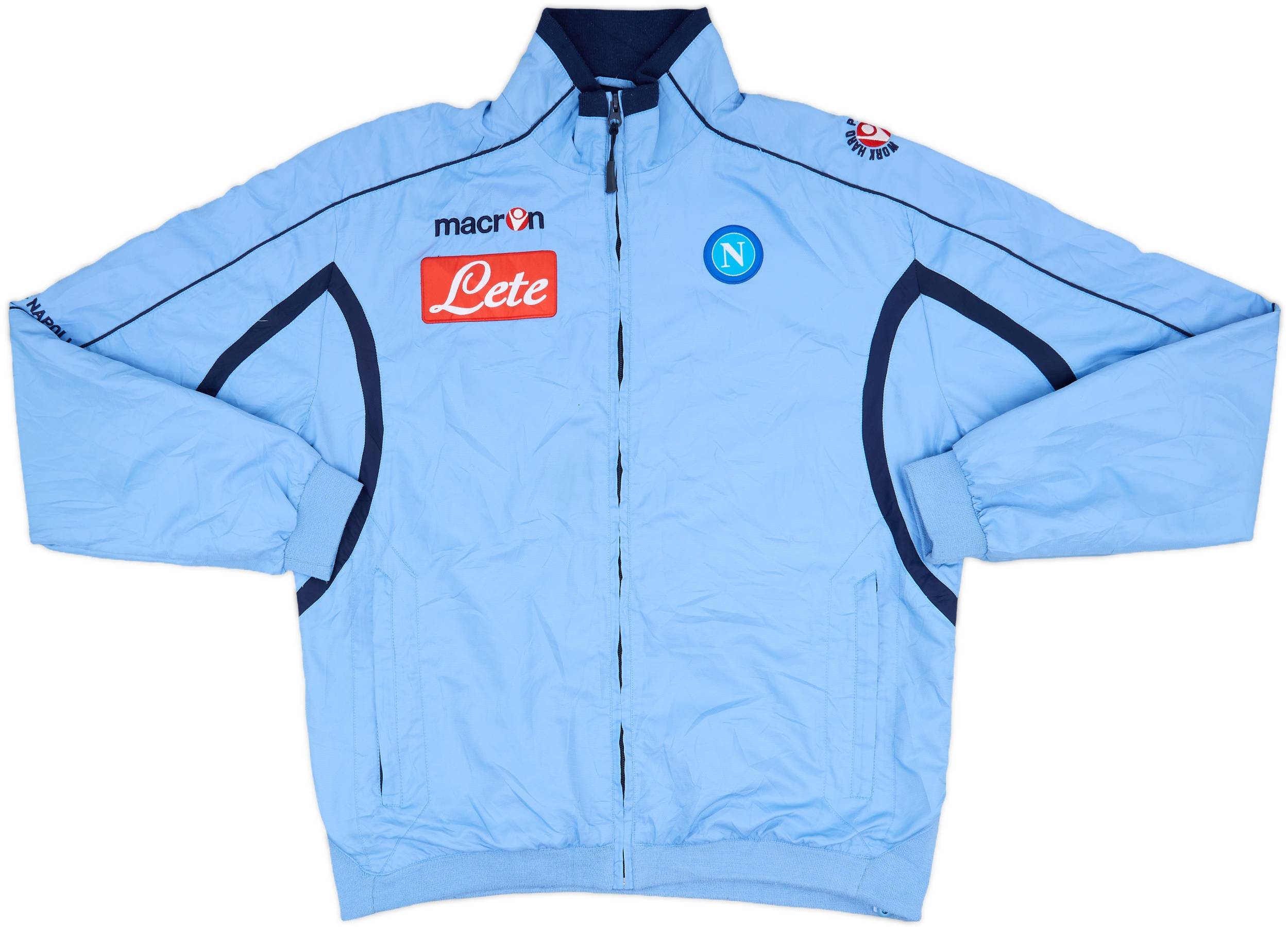 2010-11 Napoli Macron Track Jacket - 5/10 - (XL)