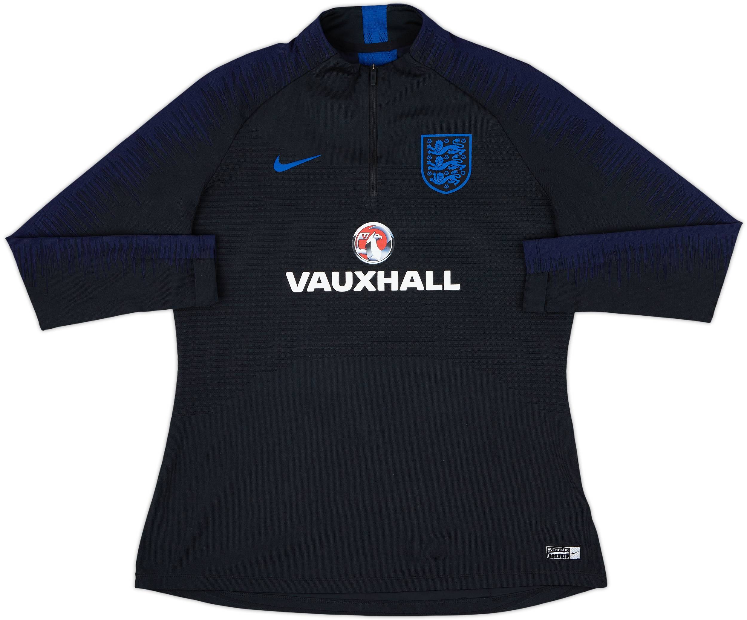 2018-19 England Nike 1/4 Zip Drill Top - 8/10 - (L)