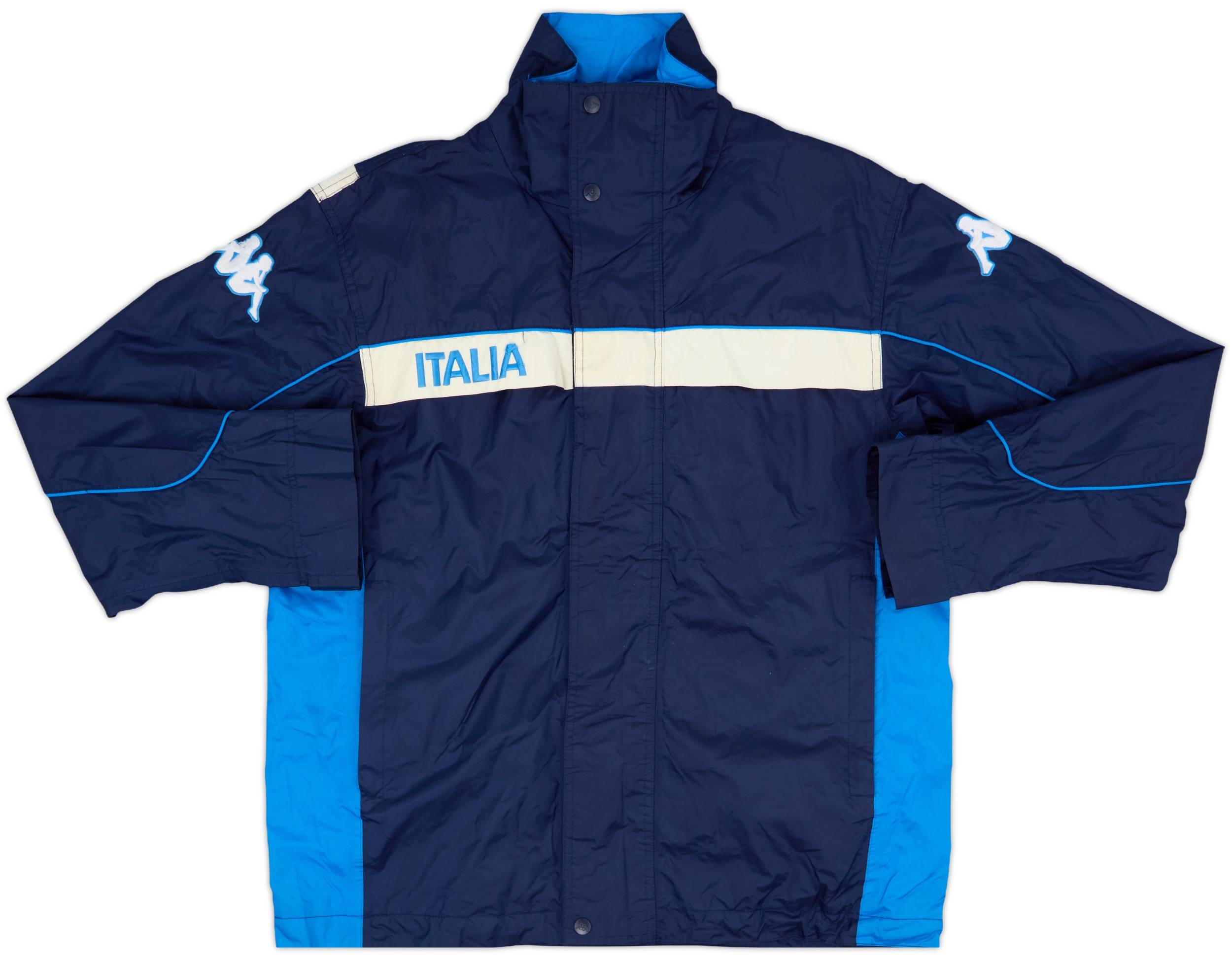 2002 Italy Kappa Hooded Rain Jacket - 6/10 - (S)