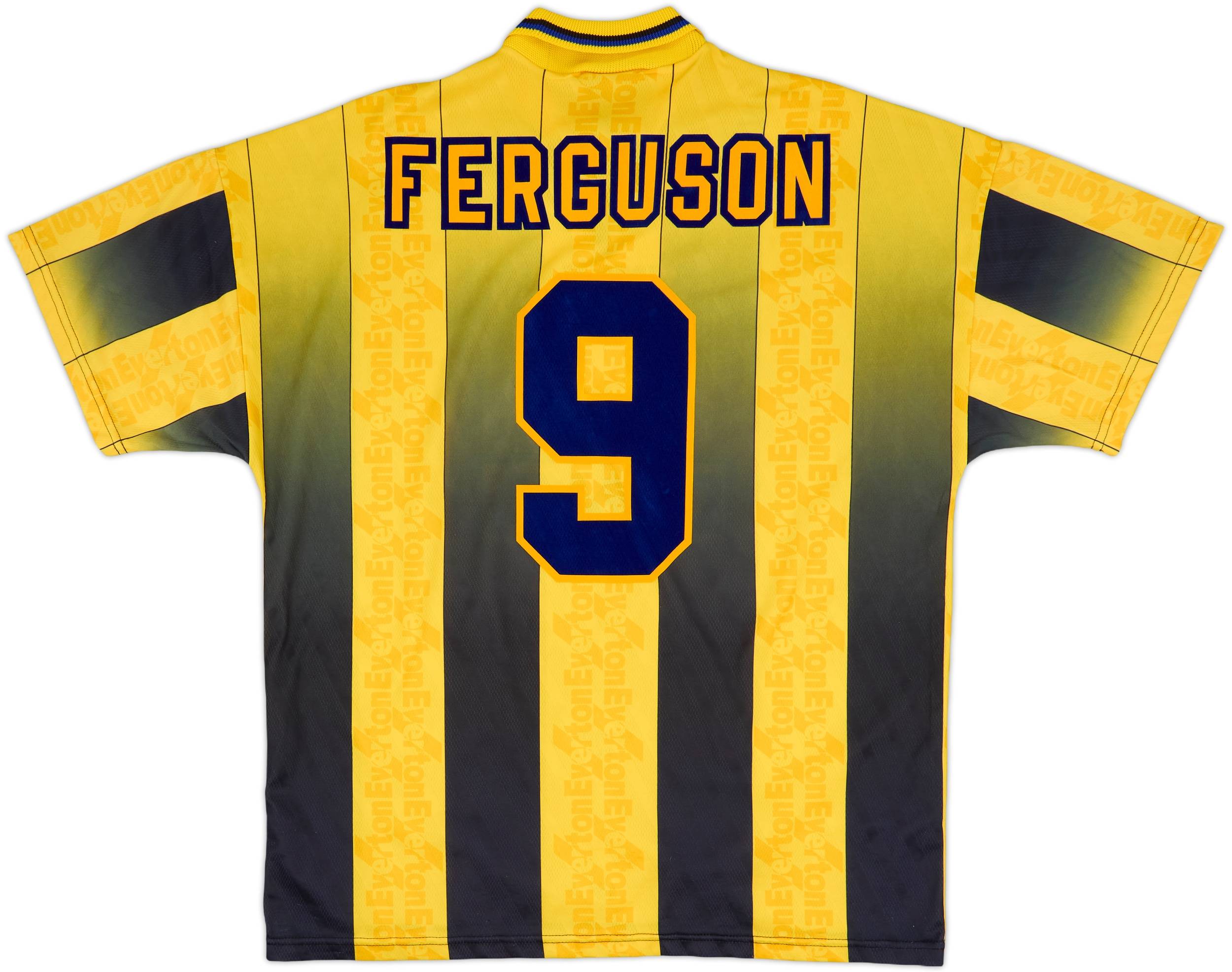 1996-98 Everton Away Shirt Ferguson #9 - 9/10 - (XL)