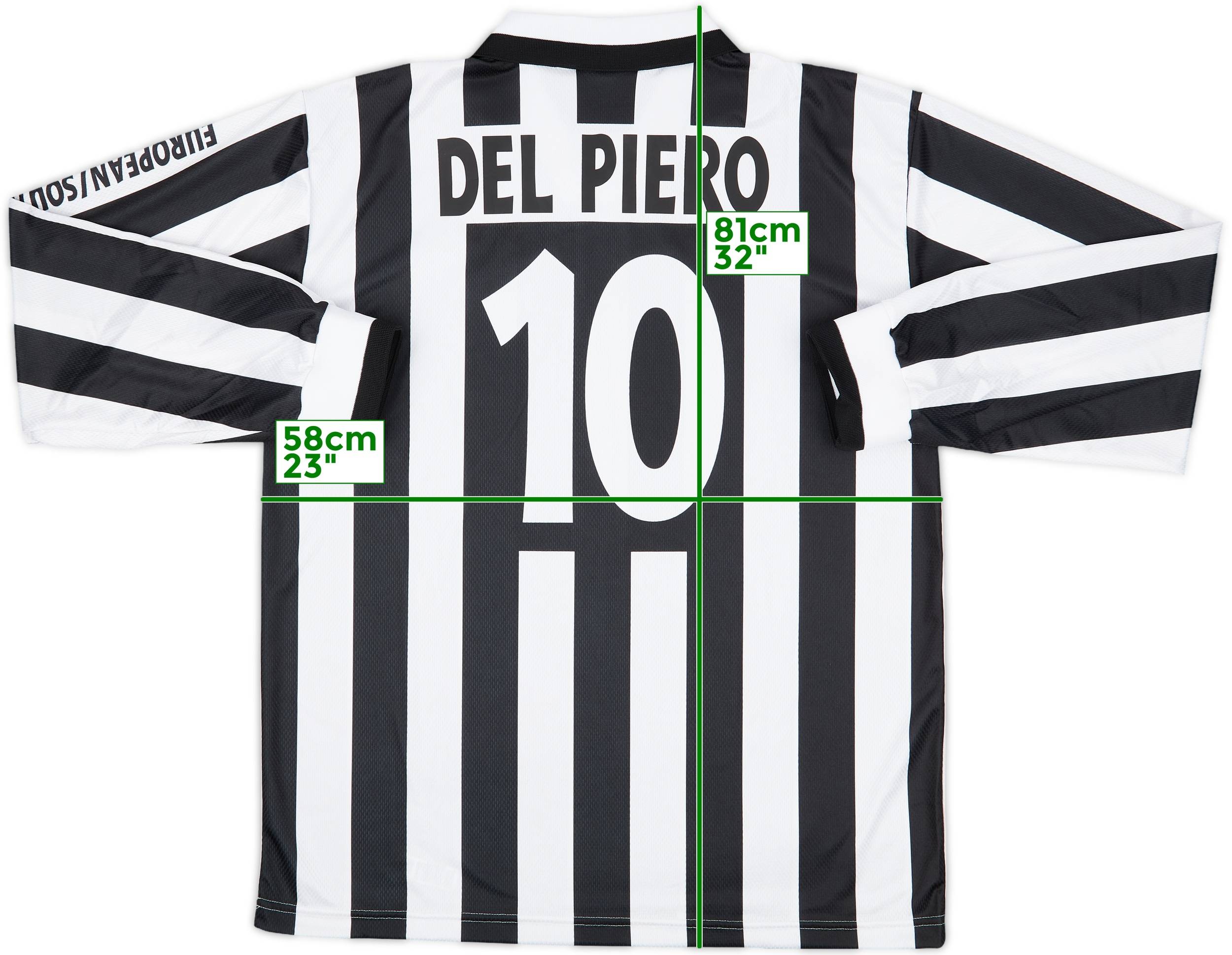 Juventus DEL PIERO 10 ジャージ ITALIAN CALCIO JUVENTUS FC 2008-09 SERIE-A FINALS DEL PIERO