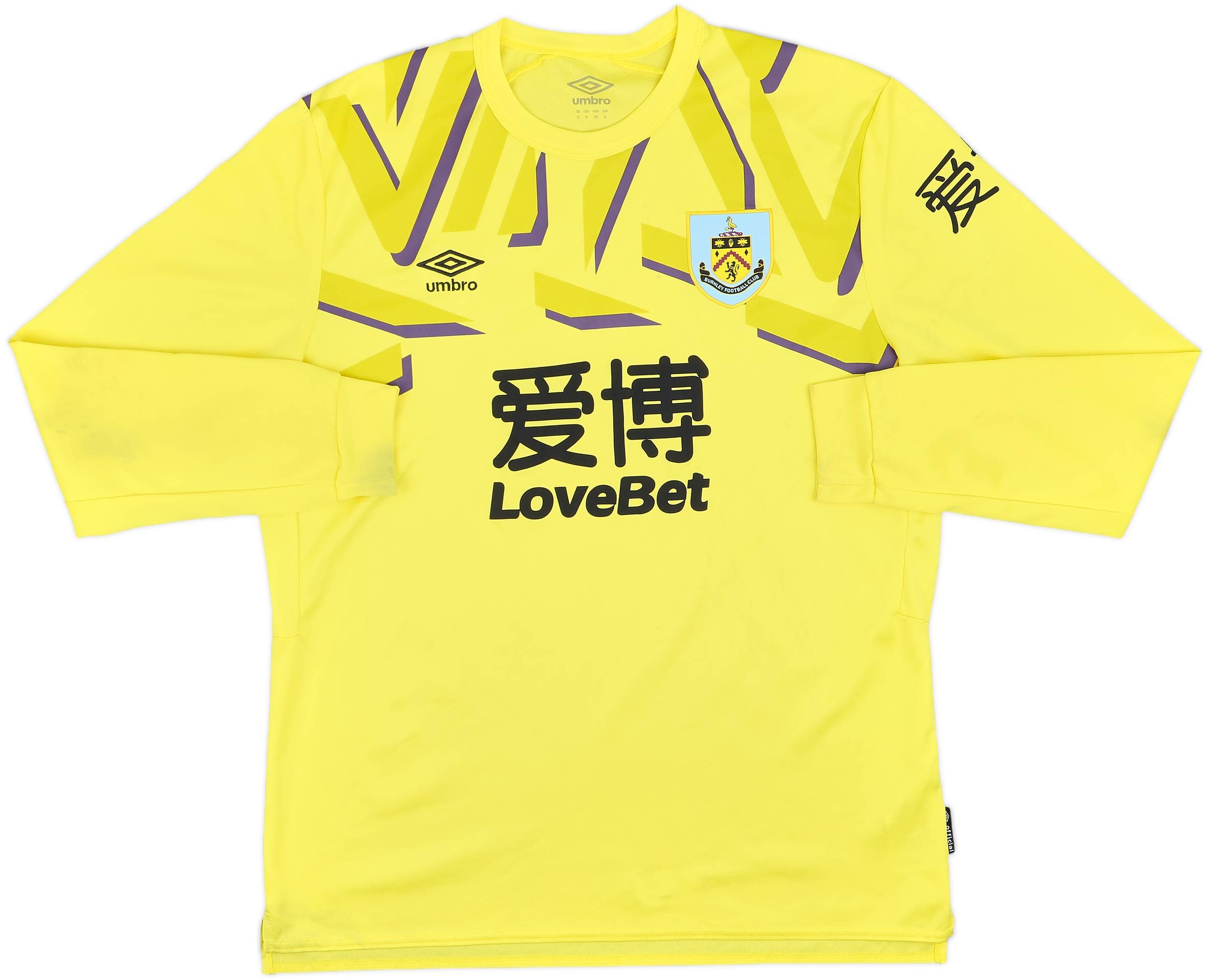 2019-20 Burnley GK Shirt - 6/10 - (XL)