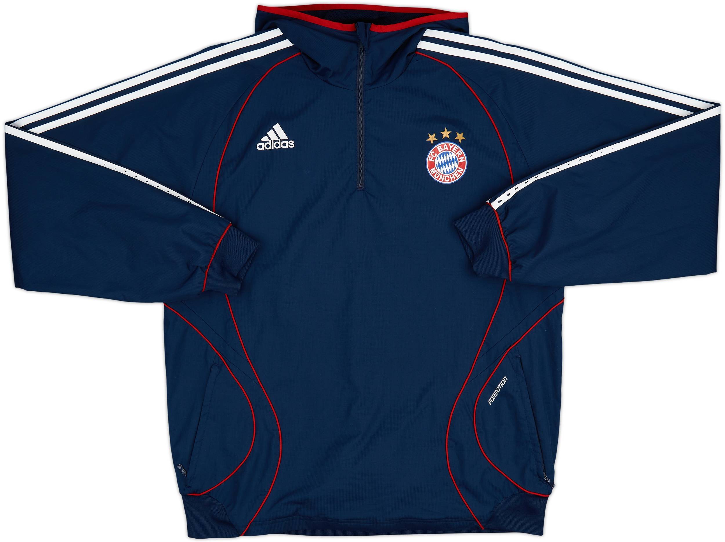 2006-07 Bayern Munich adidas Formotion 1/4 Zip Track Jacket - 10/10 - (L)